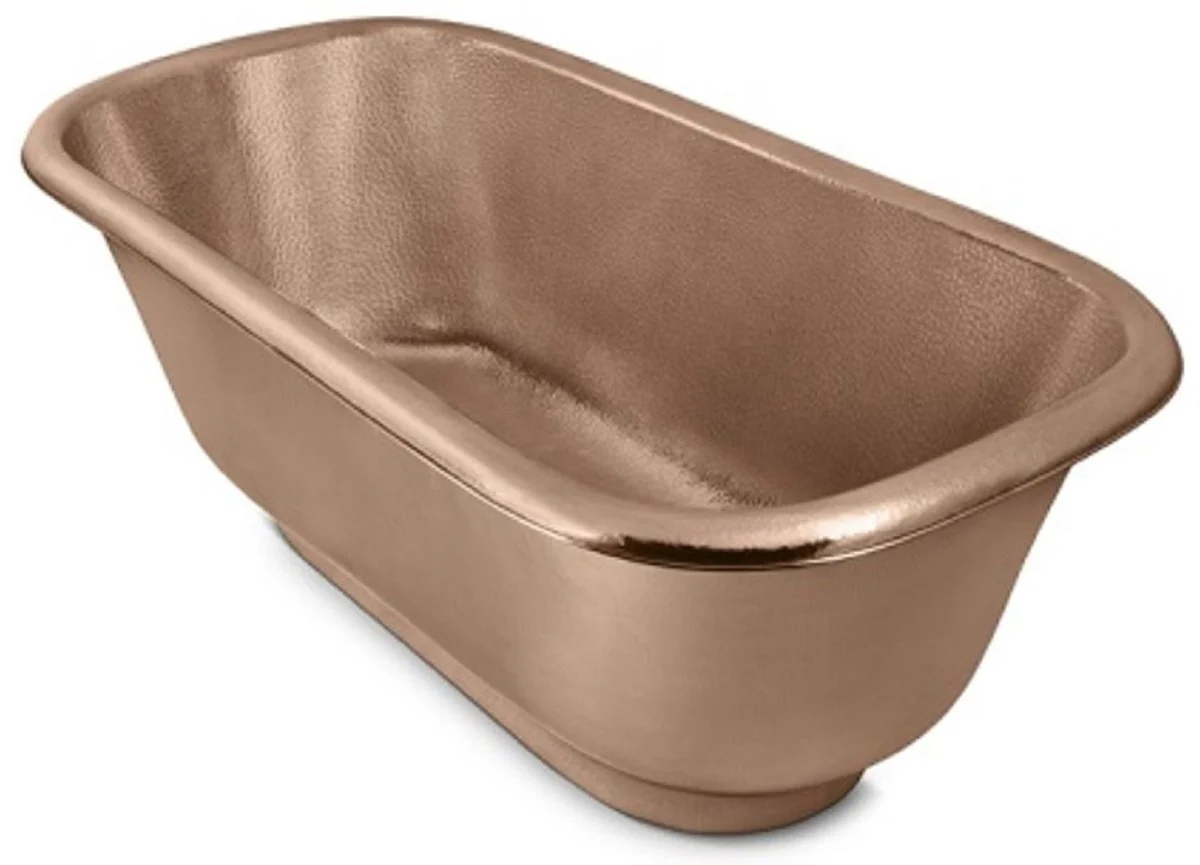 Luxury Art Nouveau copper bathtub 167.6 x 83.8 x H. 61 cm - Freestanding retro bathtub - Rustic copper bathroom furniture