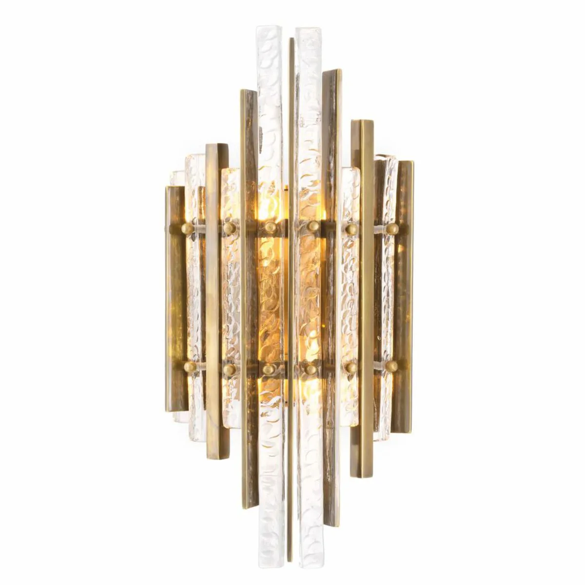 Luxury wall light vintage brass H. 44 cm - Luxury Lights