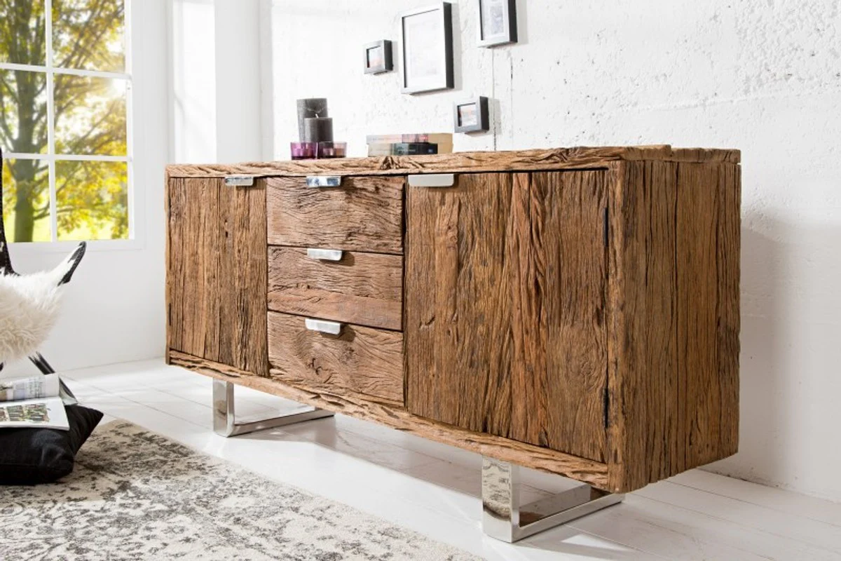 Luxury sideboard W.160 x H.75 x D.40 - TV cabinet - chest of drawers - handmade from solid wood!