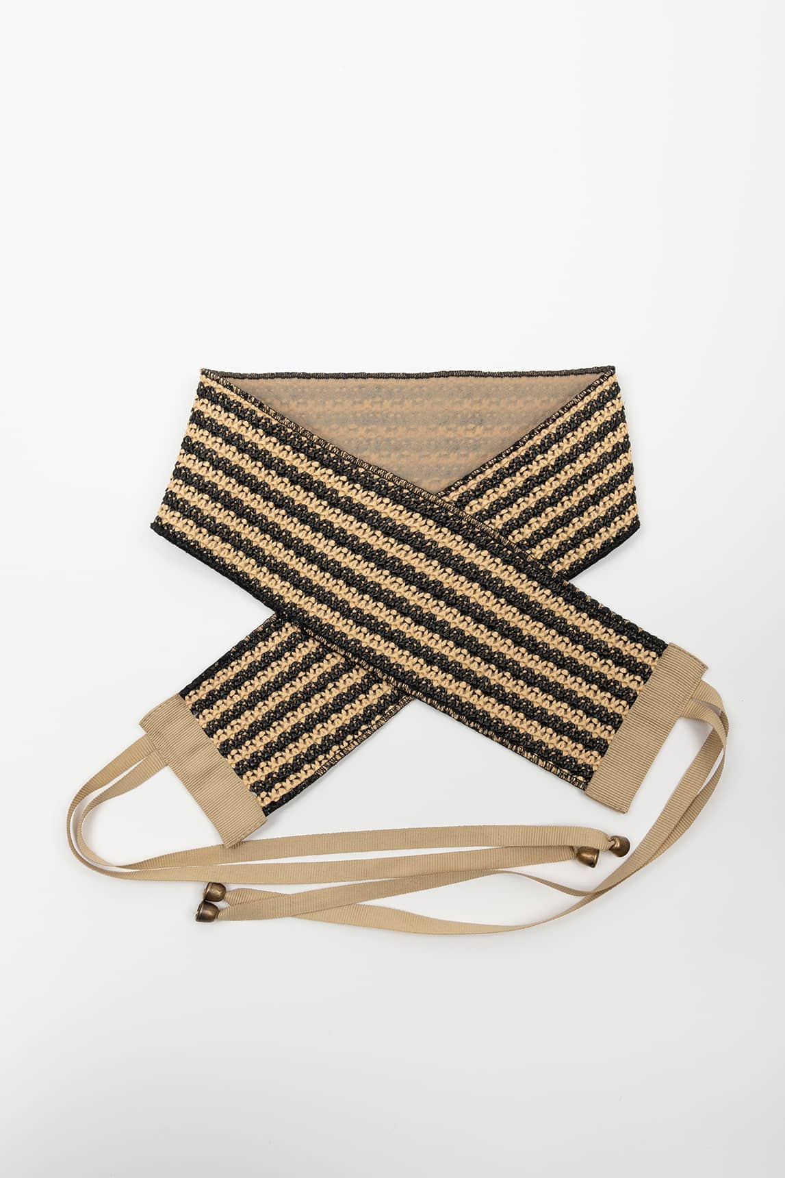 Rivera-Spain Schwarz-beiger Pula-Kummerbund