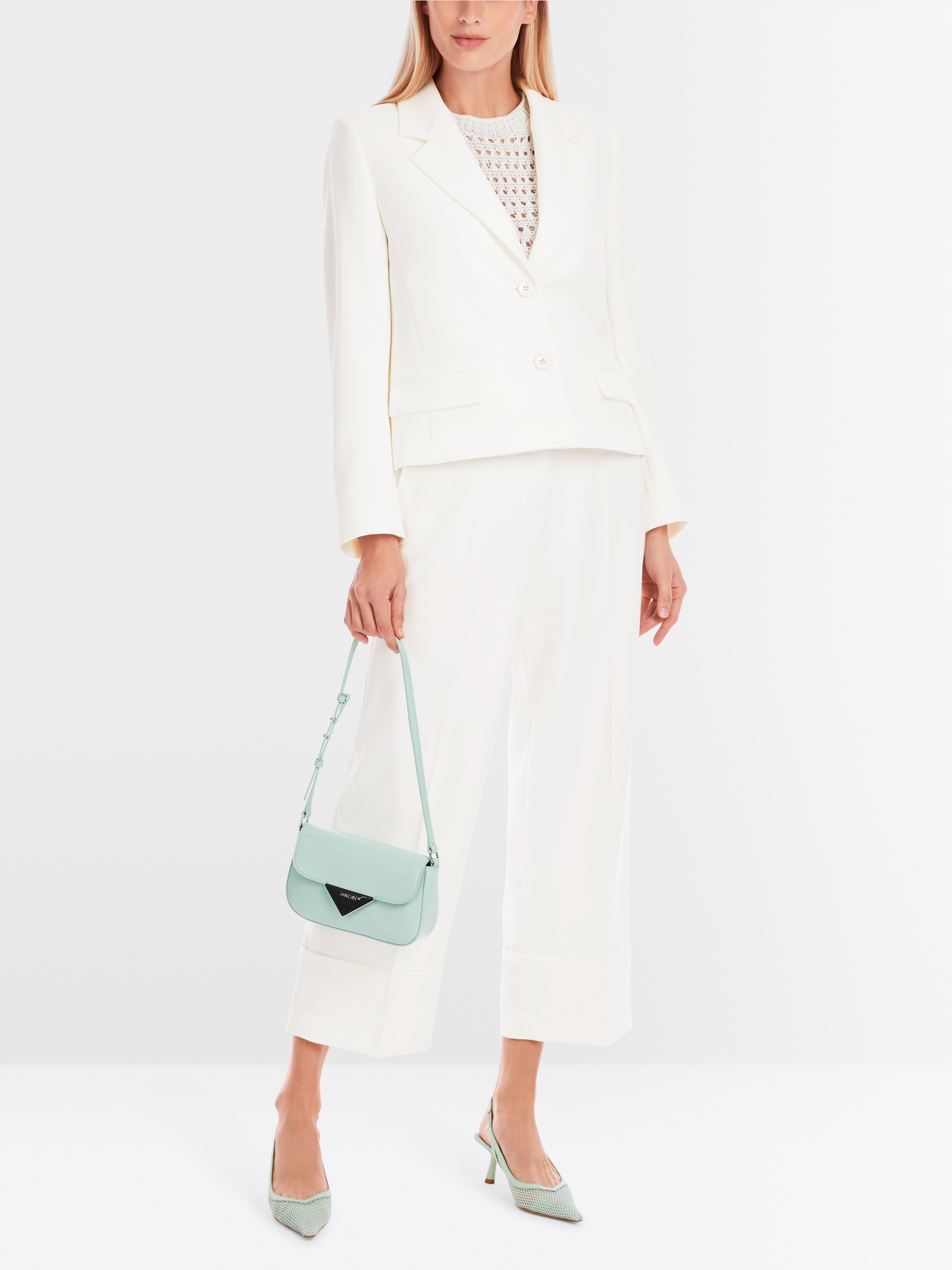 Marc-Cain Kurzer einfarbiger Blazer aus Superstretch