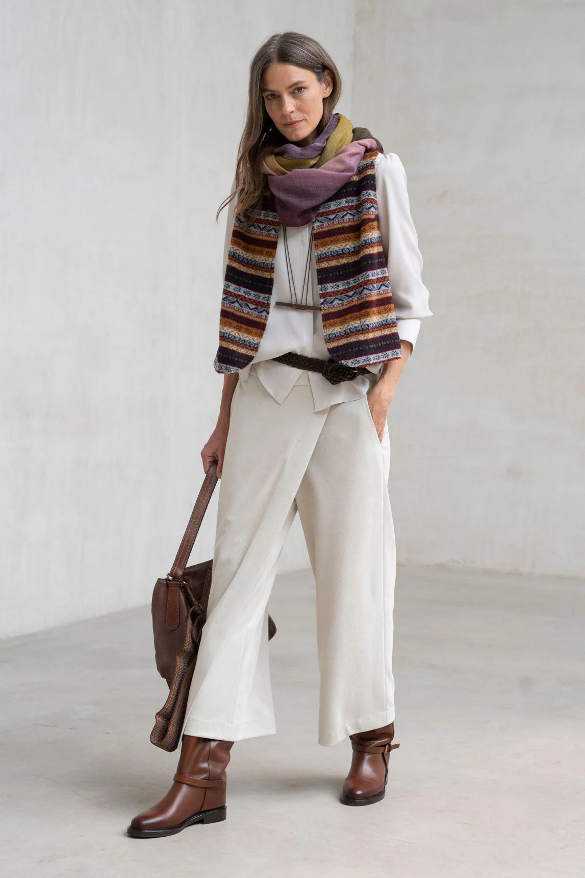 Beige Bluse von Rivera-Spanien Fermo