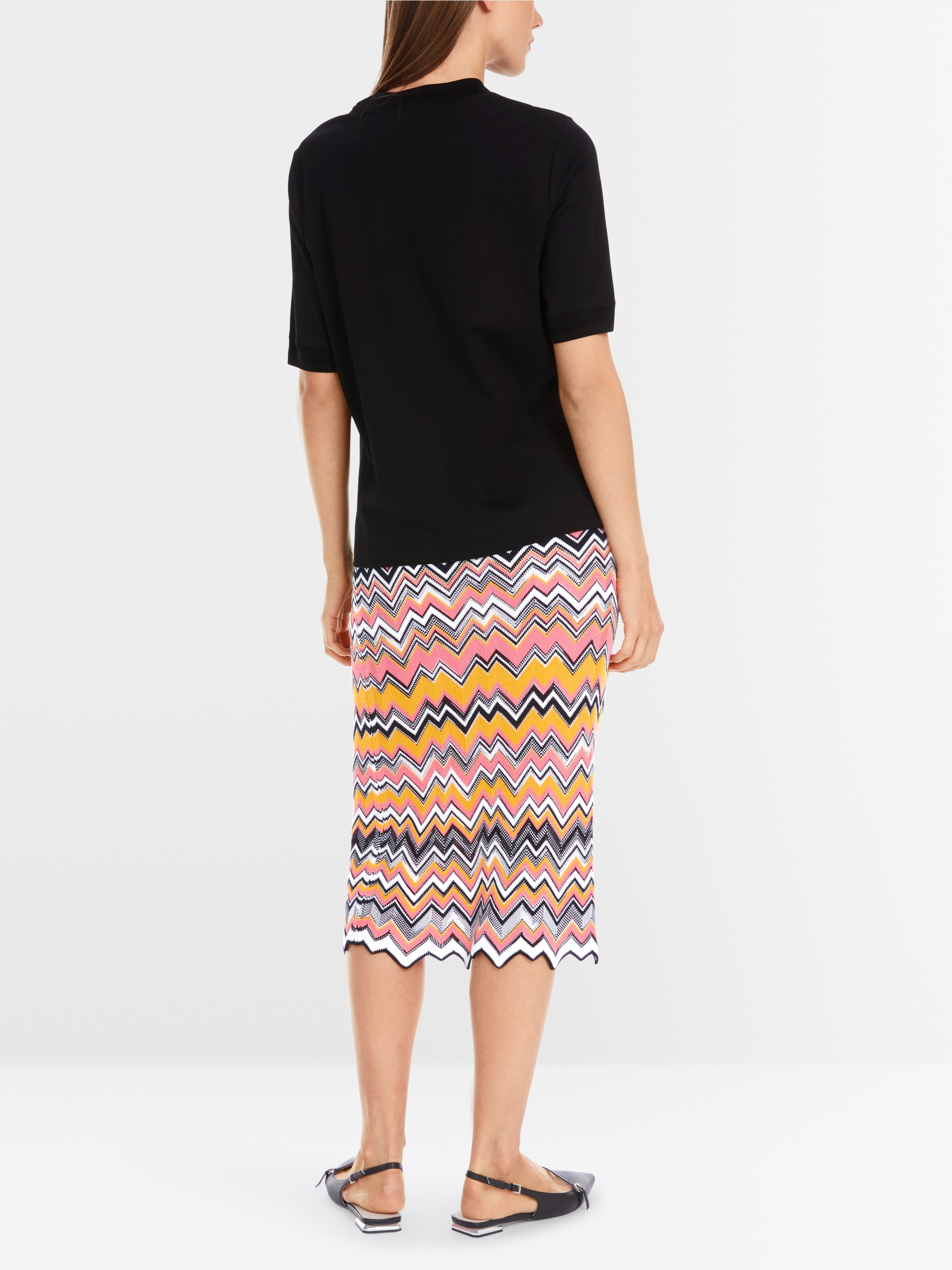 Marc-Cain T-Shirt aus festem Baumwolljersey