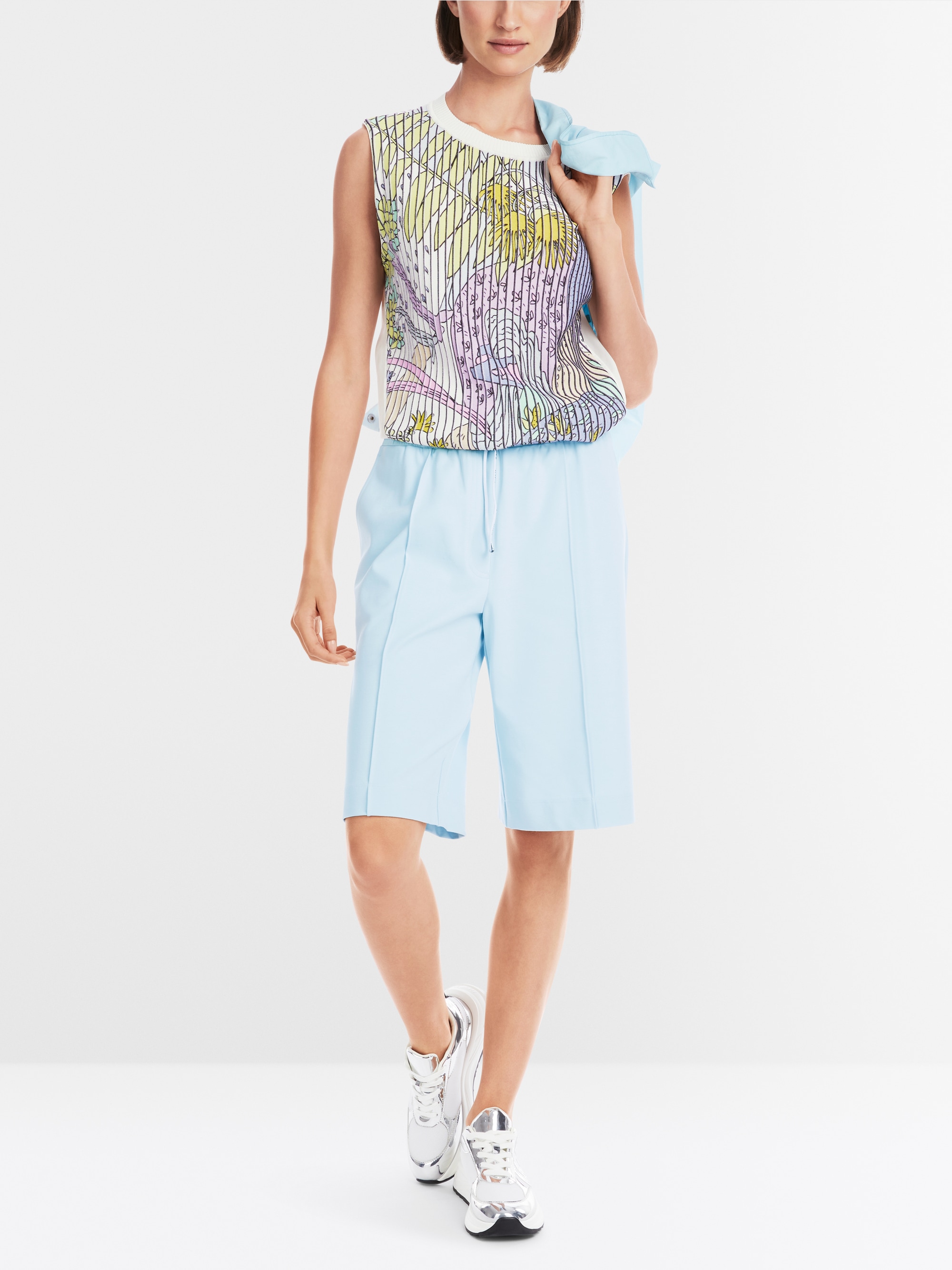 Gemustertes Top von Marc-Cain, gestrickt in Deutschland