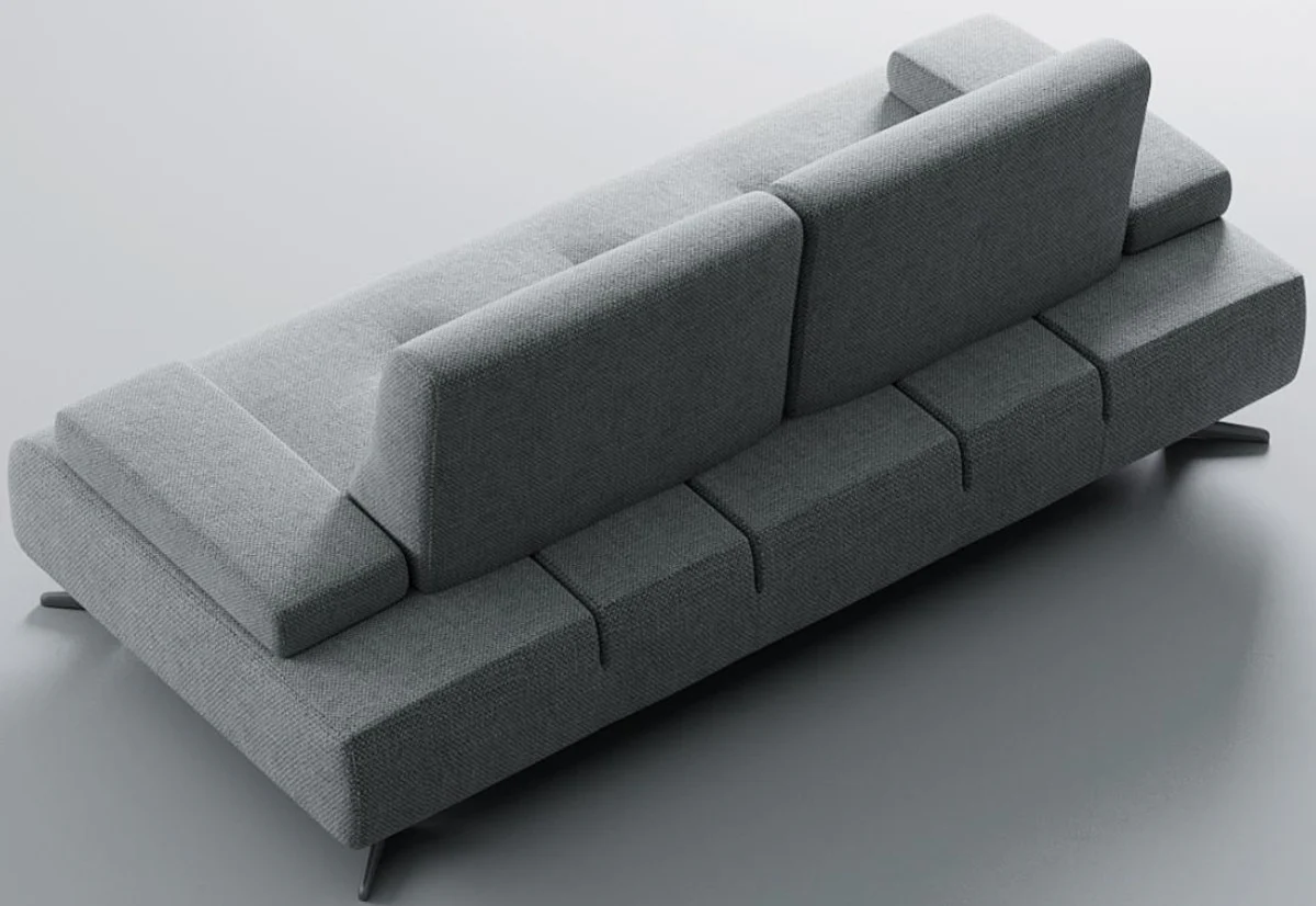 Luxury Sofa with Adjustable Backrests Gray - Various Sizes - Modern Living Room Sofa - Luxury Furniture