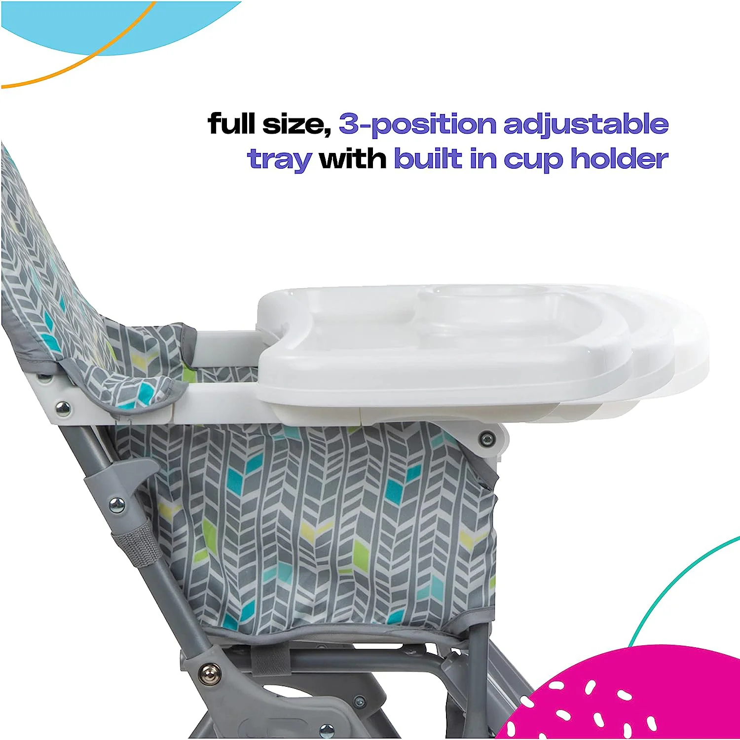 Einfach zusammenklappbarer Hochstuhl, Comet