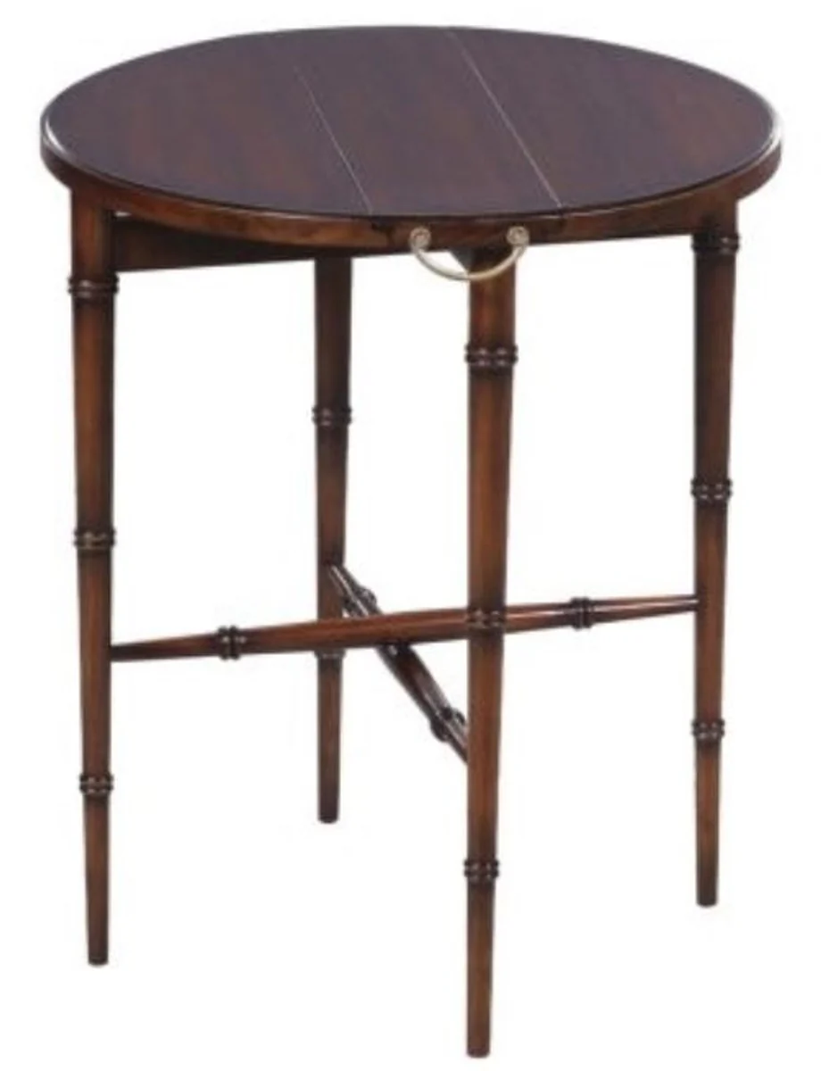 Luxury Mahogany Side Table Set Brown 48 x 48 x H. 59 cm - Hotel Furniture