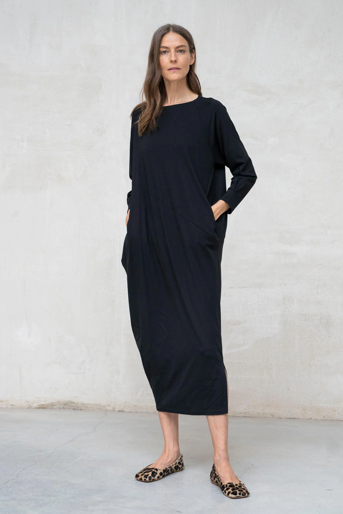 Rivera-Spain Positano Kleid schwarz