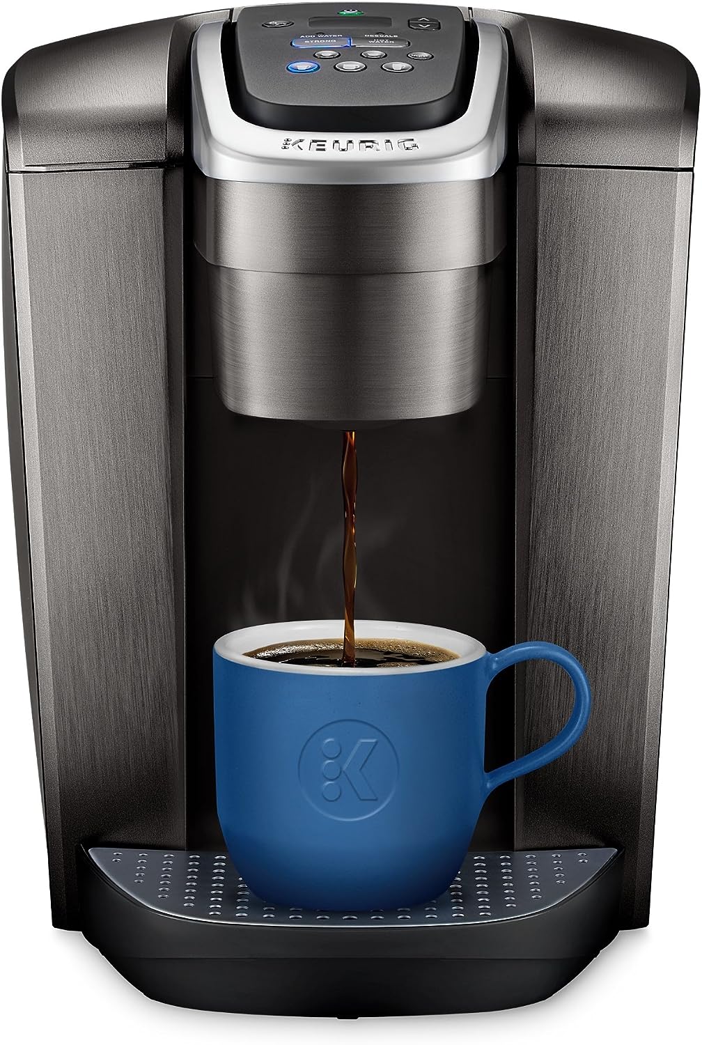 Keurig K-Elite Single-Serve K-Cup Pod Coffee Maker, Brushed Slate, 12 Unzen Brew Größe