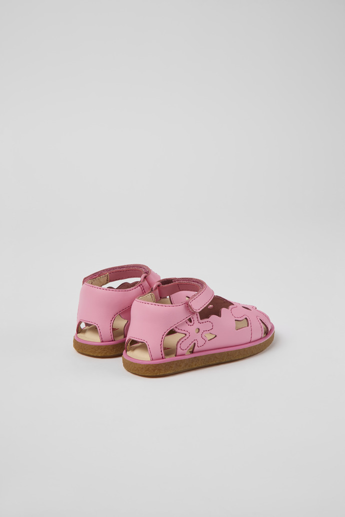 Twins Pink Leder Sandalen für Kinder