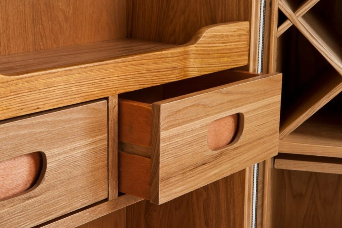 Luxury bar cabinet in vintage suitcase design - chest of drawers - Art Deco Baroque Art Nouveau suitcase cabinet - luxury hotel bar trolley