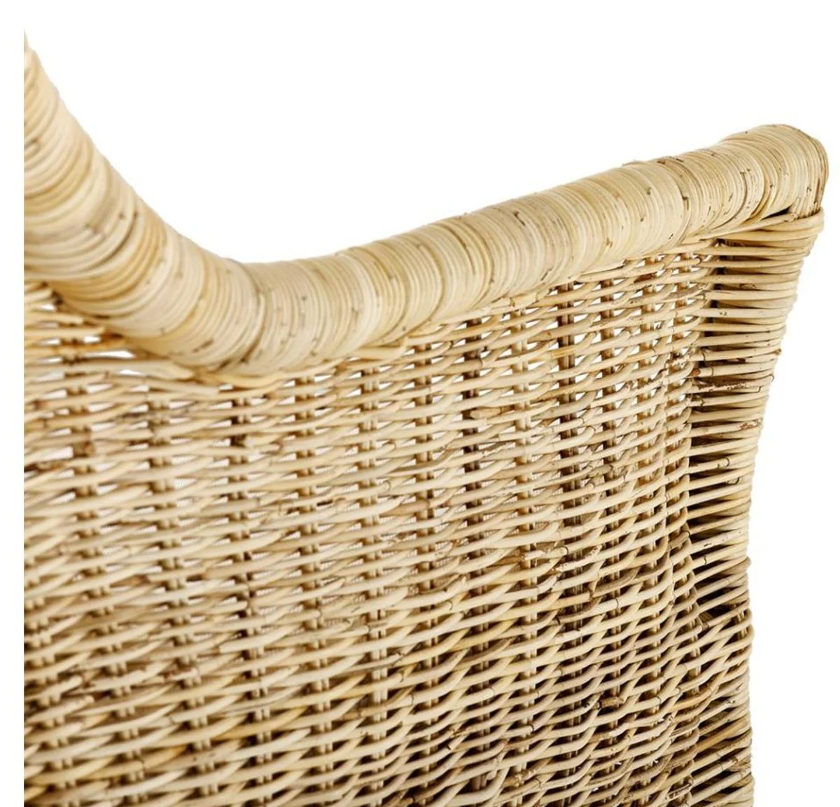 Designer dining chair with armrests natural color - Hotel collection