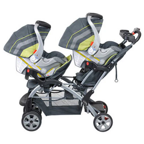 Baby Trend Sitz- und Steh-Doppelkinderwagen, Onyx