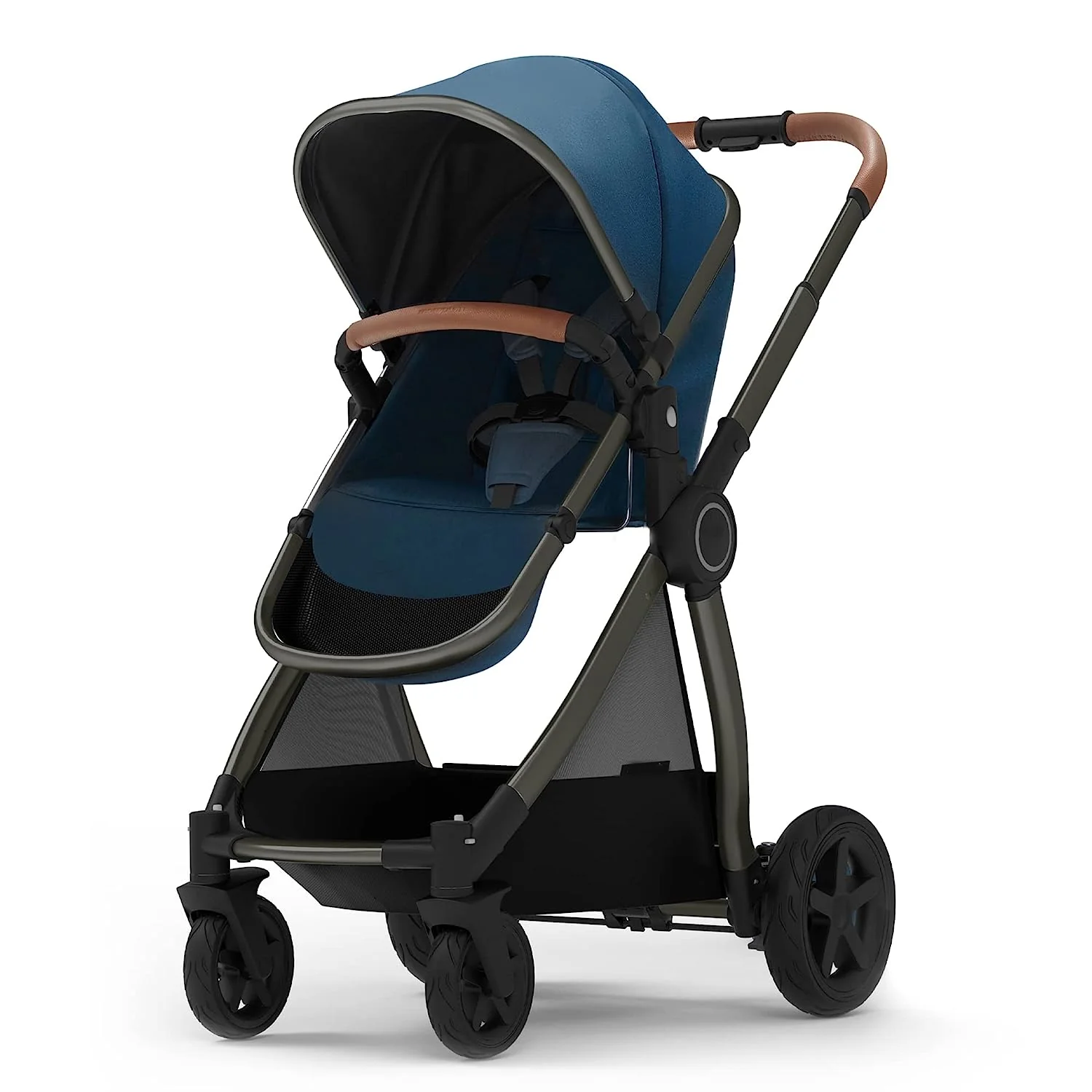 Kinderwagen mit abnehmbarem Stubenwagen – Kinderwagen in voller Größe für bequeme Ausflüge mit dem Baby – Kleinkind-Kinderwagen mit umkehrbarem Kinderwagensitz – Kinderwagen mit leichtgängigem Stubenwagen