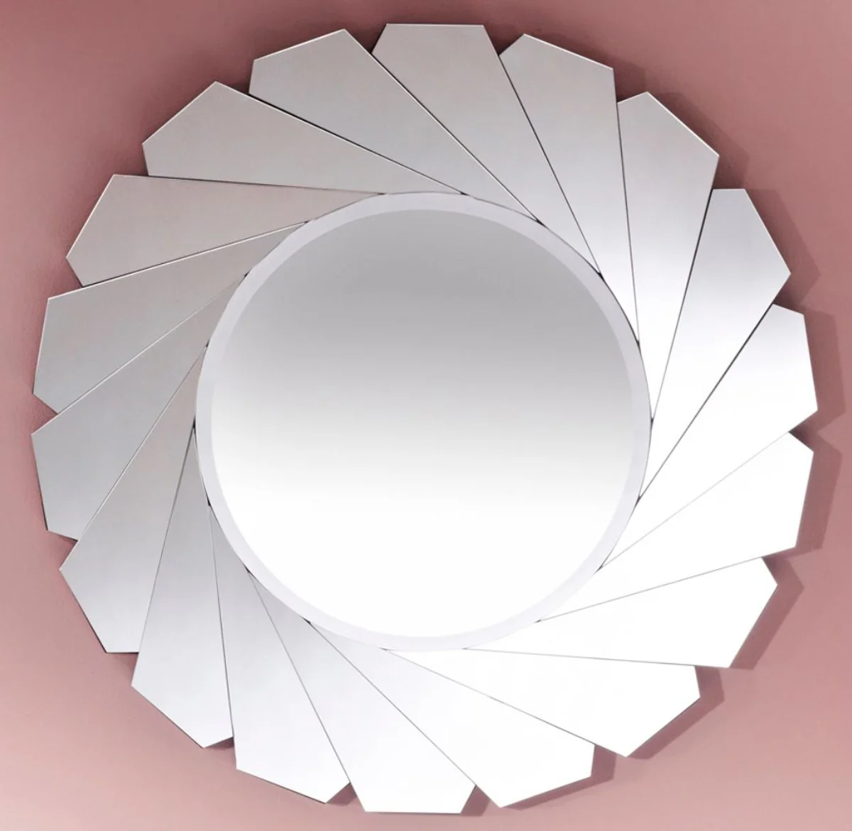 Mirror / wall mirror Ø 89 cm - luxury living room accessories