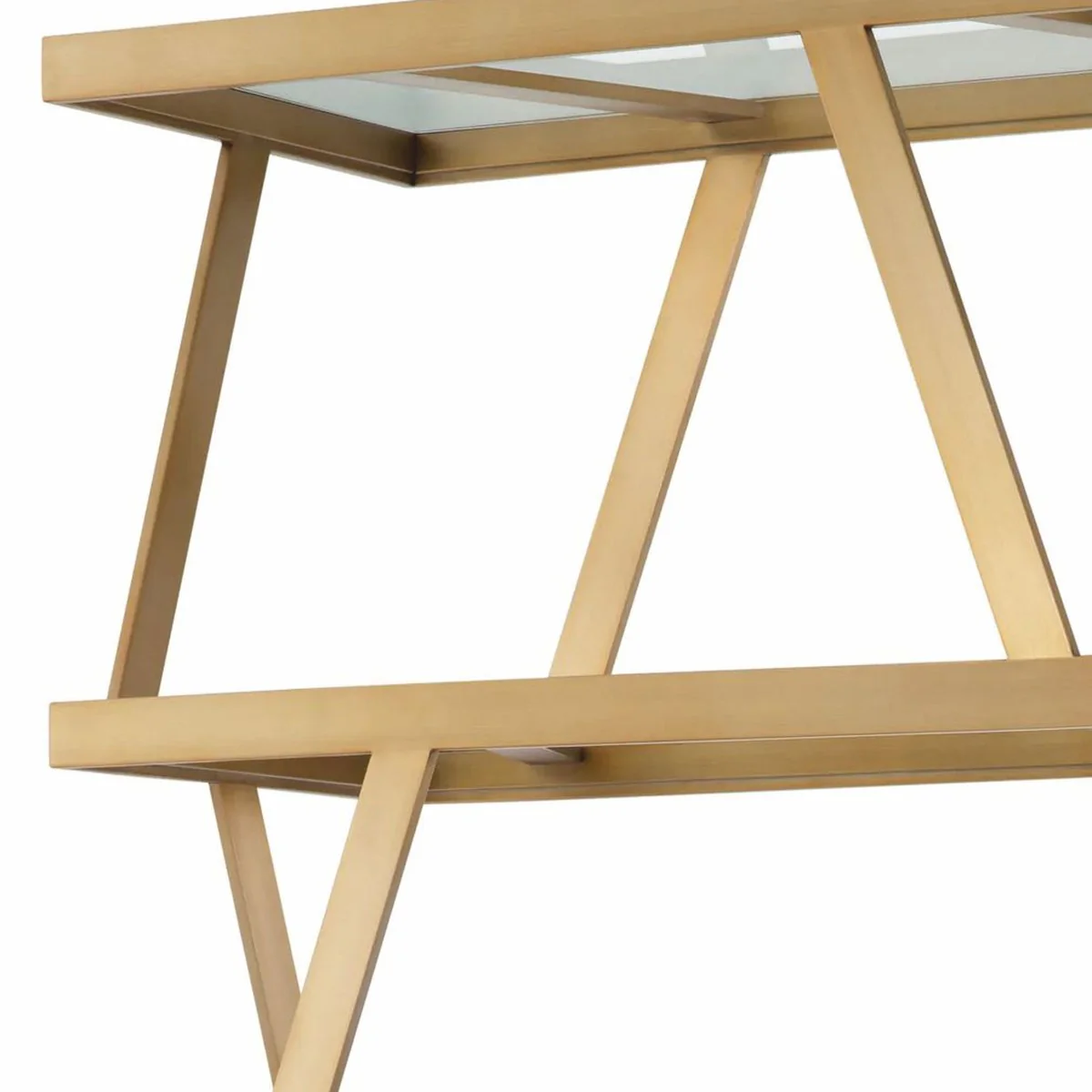 Luxus Regalschrank Messing H. 209,5 cm - Luxus Hotel Möbel