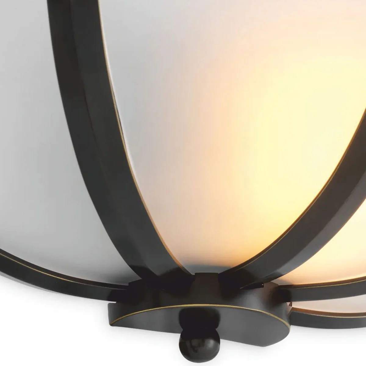 Luxury wall light bronze / white 33 cm - Luxury wall lights