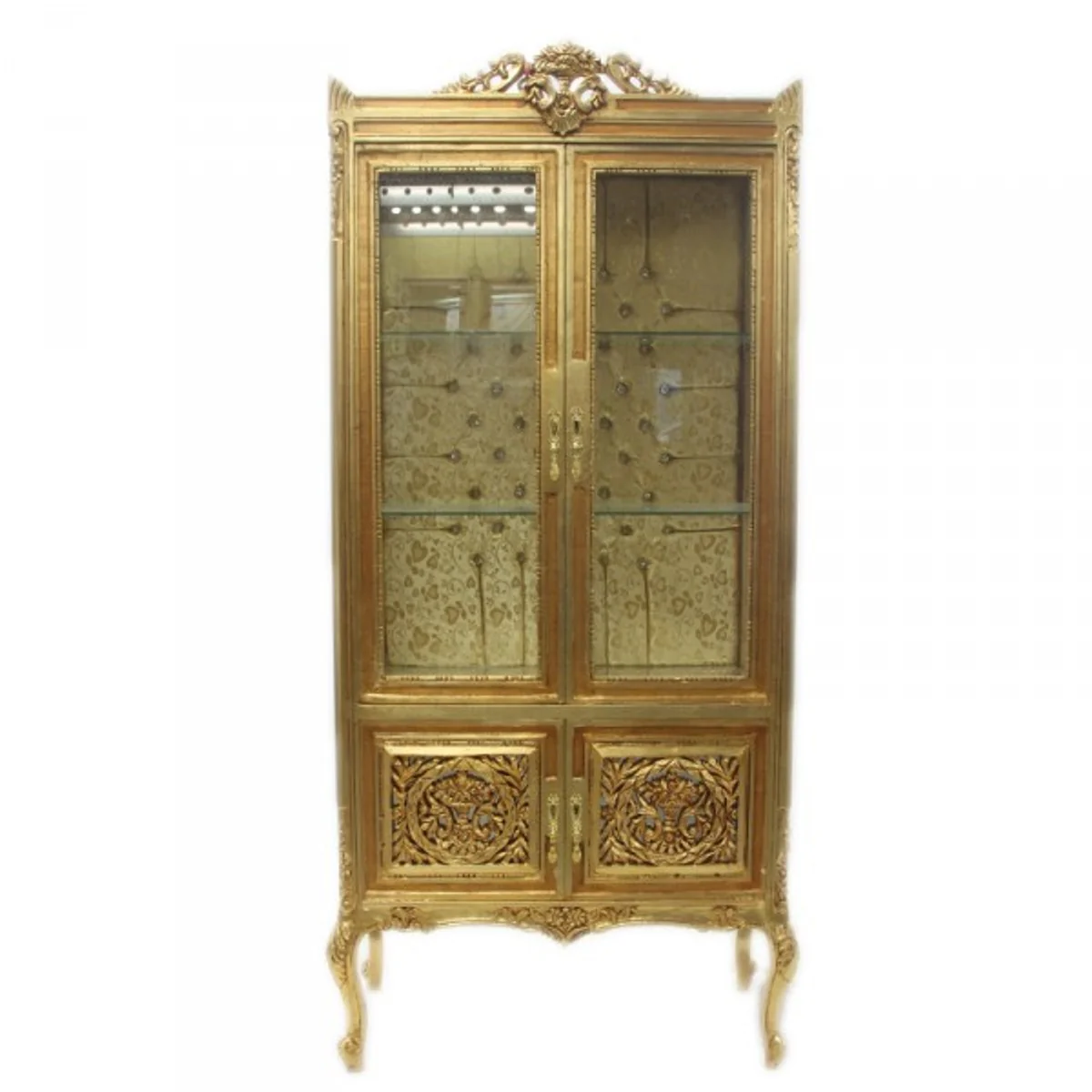 Baroque display cabinet Gold ModF5 - double display cabinet