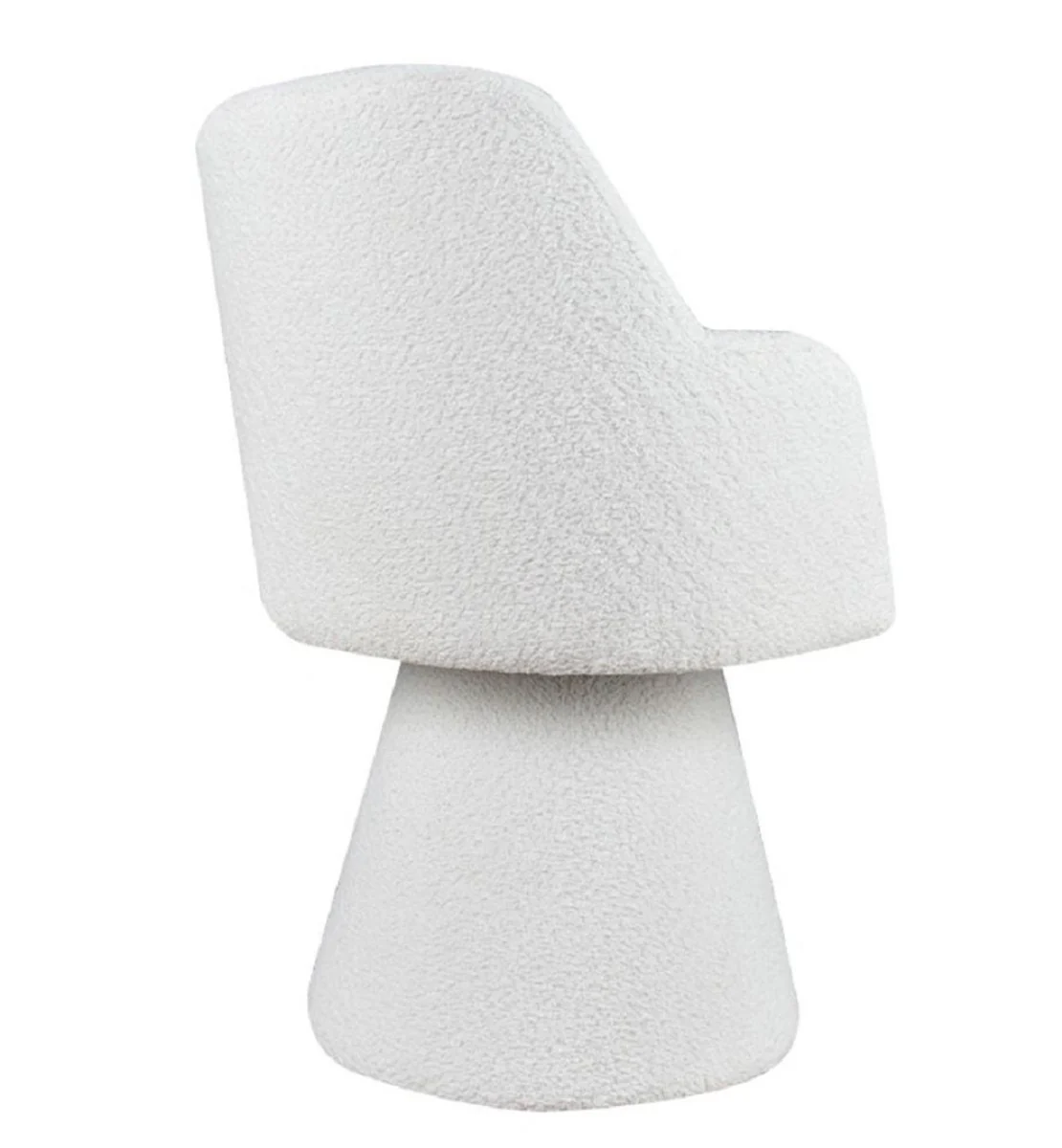 Luxury dining room chair with armrests white H. 85 cm - Dining room furniture