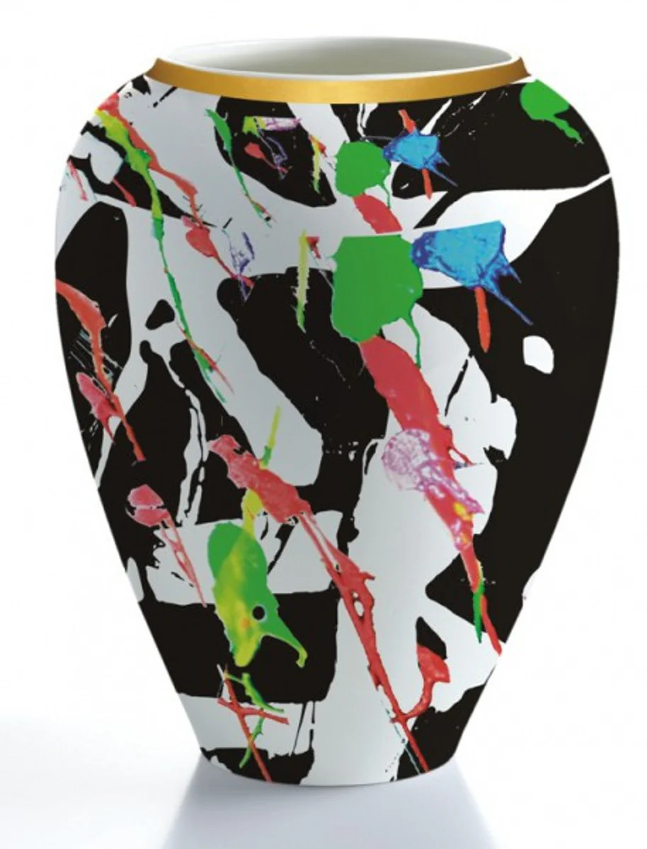 Harald Glööckler porcelain vase type of - Baroque decoration