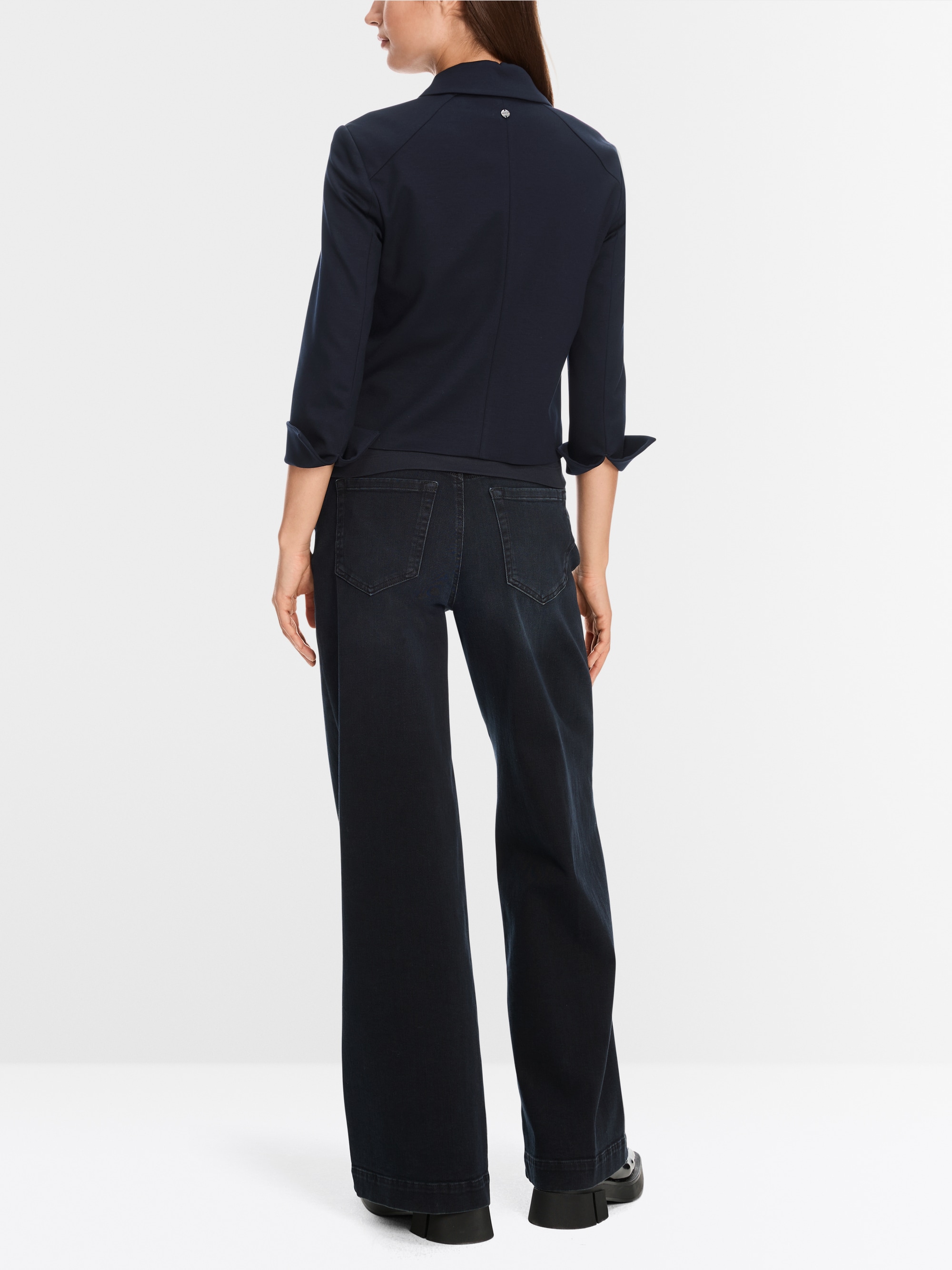 Marc-Cain Kurze Jacke mit Kentkragen