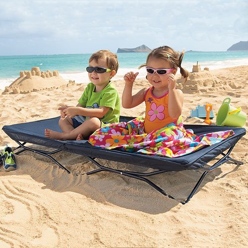 Regalo My Cot tragbares Kleinkinderbett, inklusive Spannbettlaken, Königsblau, 48 x 24 x 9 Zoll (1 Stück)