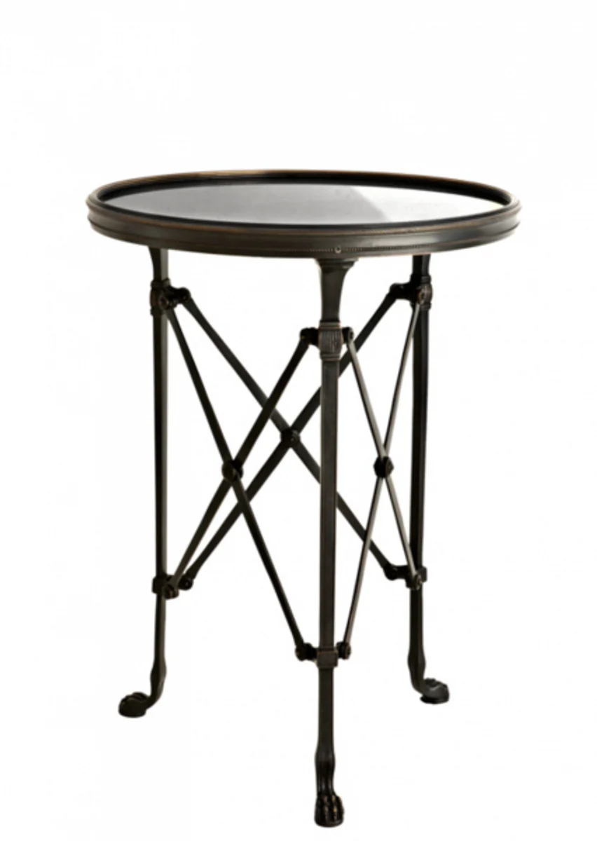 Luxury Art Deco designer side table anthracite 42 x H. 55 cm - luxury table