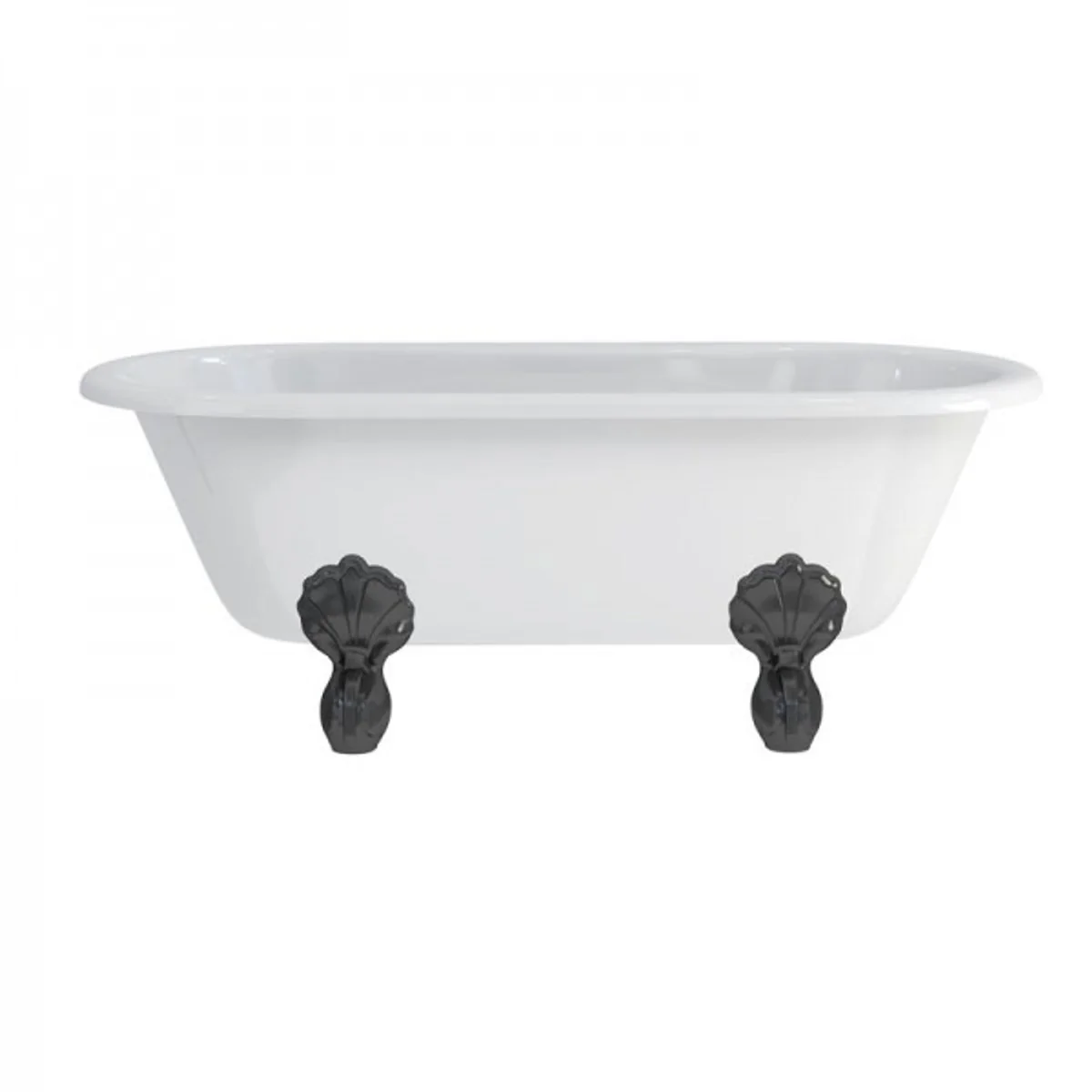 Art Nouveau freestanding bathtub 1500mm BWin White - Freestanding retro antique bathtub