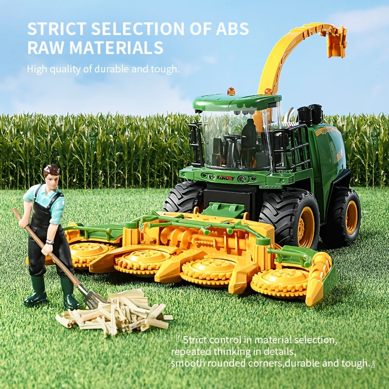Ferngesteuerter Erntetraktor: 2,4-GHz-Landwirtschaftsfahrzeugspielzeug mit Lichtern und Sprühgerät für Kinder – Maßstab 1:24!