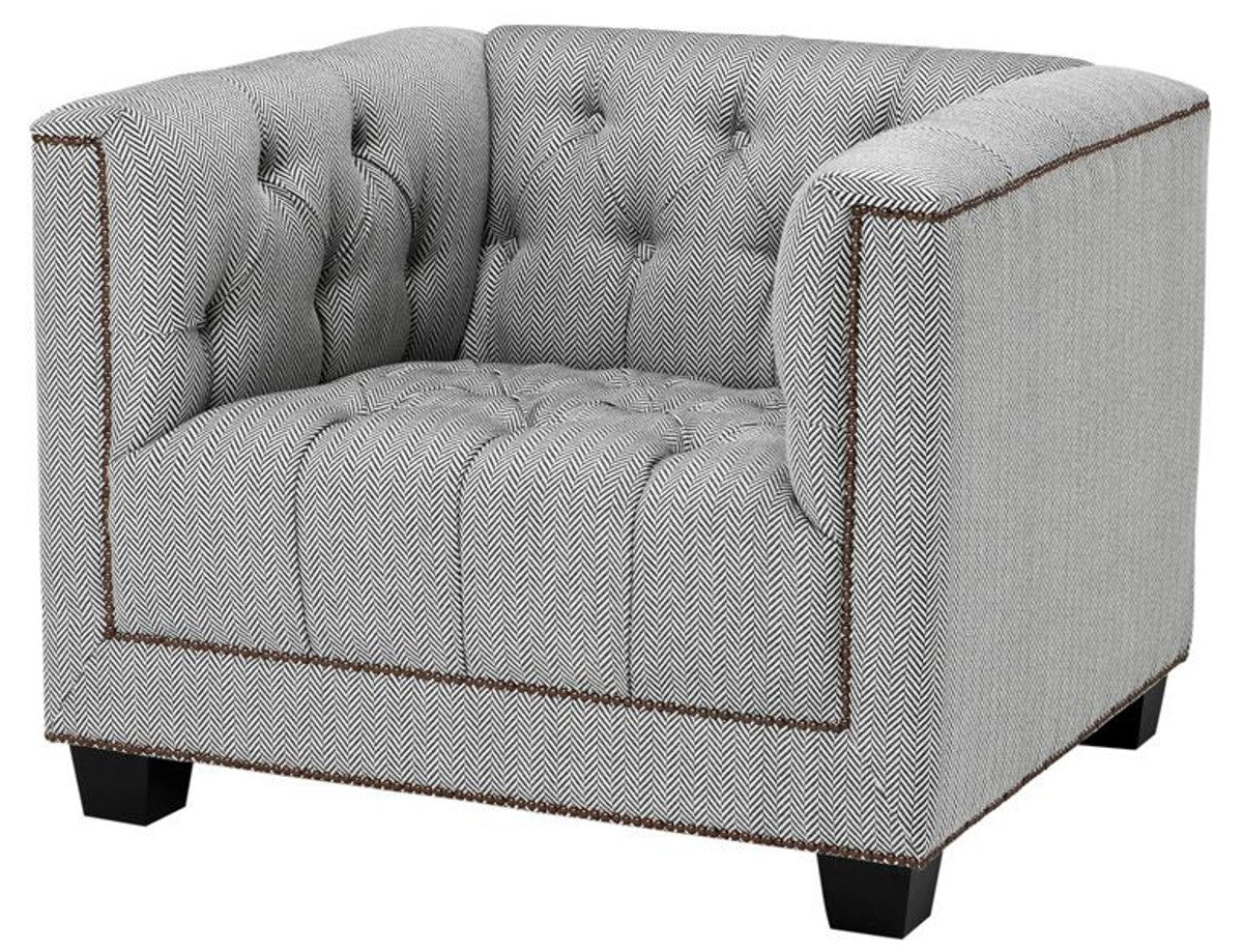 Luxus Designer Hotel Sessel Grau - Luxus Hotel Möbel