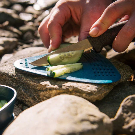 Light My Fire Swedish FireKnife BIO 2in1 cocoshell - Cuchillo escandinavo con Ferrocerio