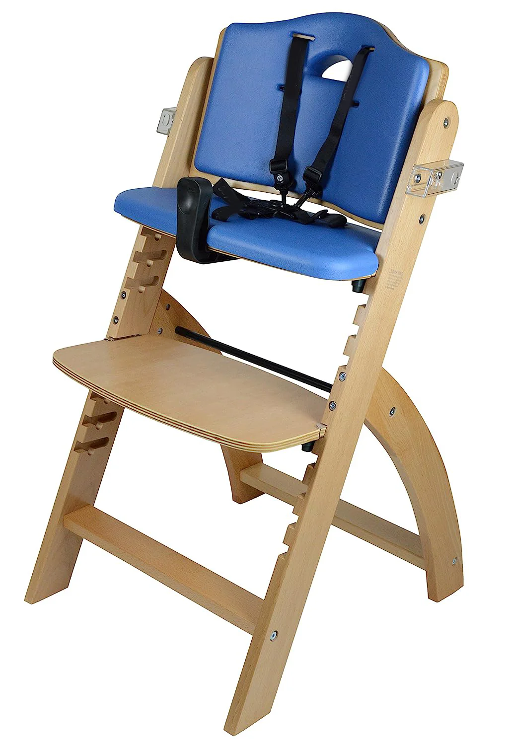 Hochstühle aus Holz für Babys und Kleinkinder. 3-in-1 verstellbarer Hochstuhl mit abnehmbarem Tablett, leicht zu reinigen, tragbar. 6 Months up to 250 Lb. Kissen aus Naturholz/Olivenholz