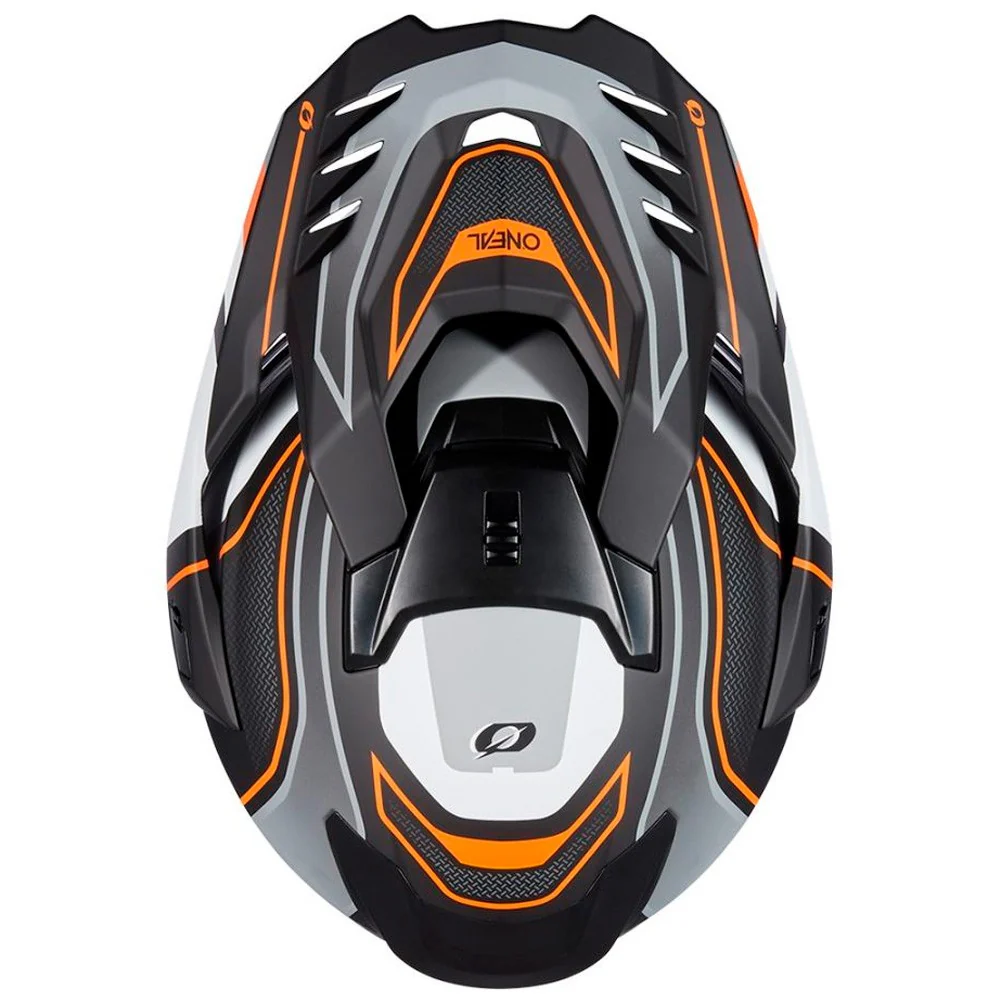 CASCO TRAIL ONEAL D-SRSQUARE V.24 NEGRO / GRIS / NARANJA