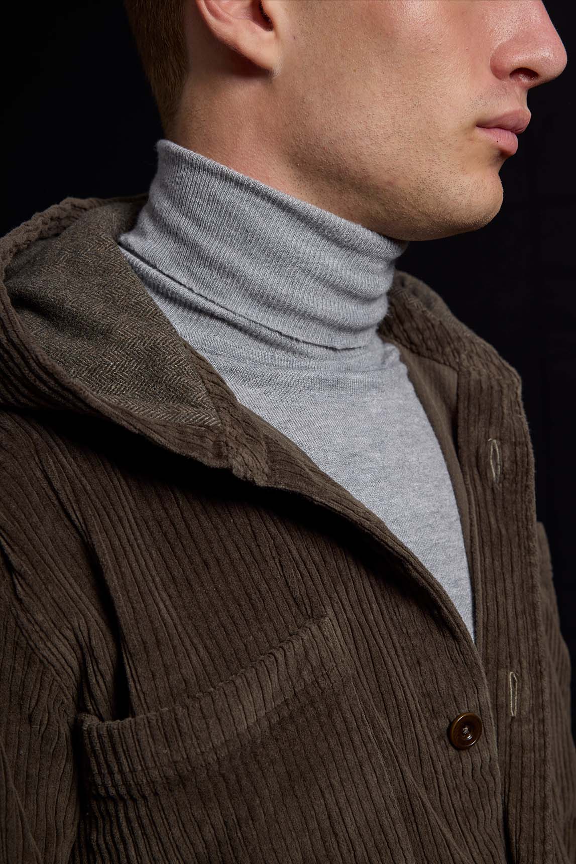 Rivera-Spain Koike braunes Cord-Überhemd