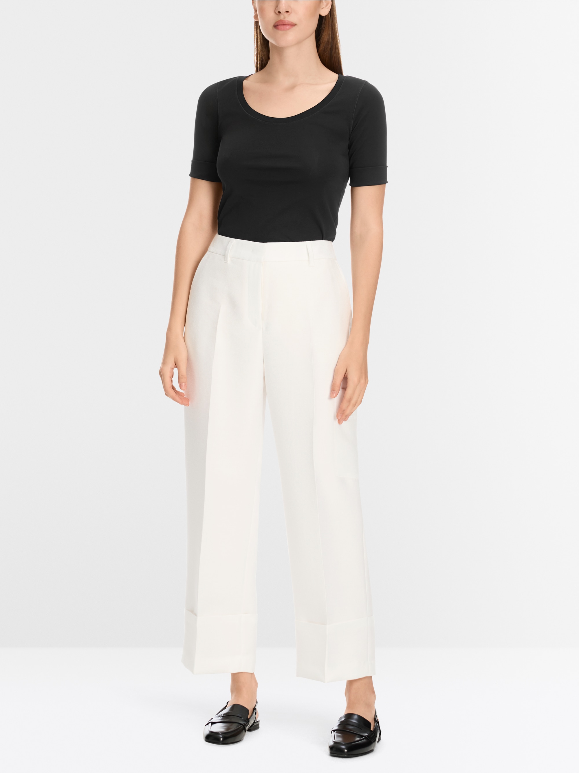 Marc-Cain Hochwertiges Basic-Shirt