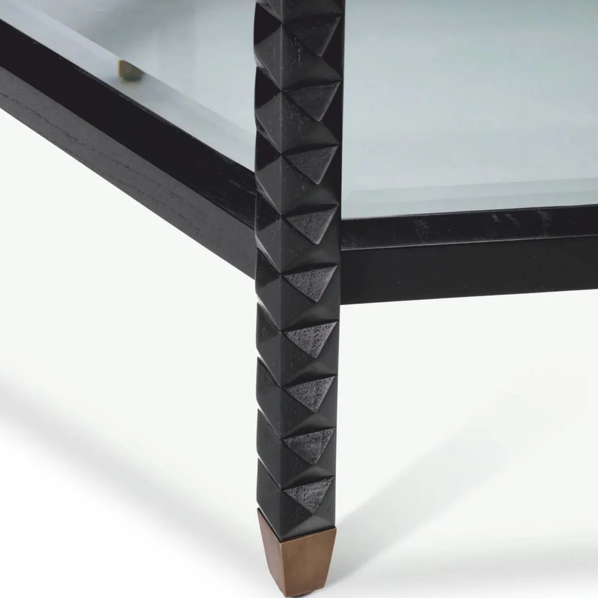 Luxury Coffee Table Black / Bronze 120 cm - Hotel & Living Room Furniture