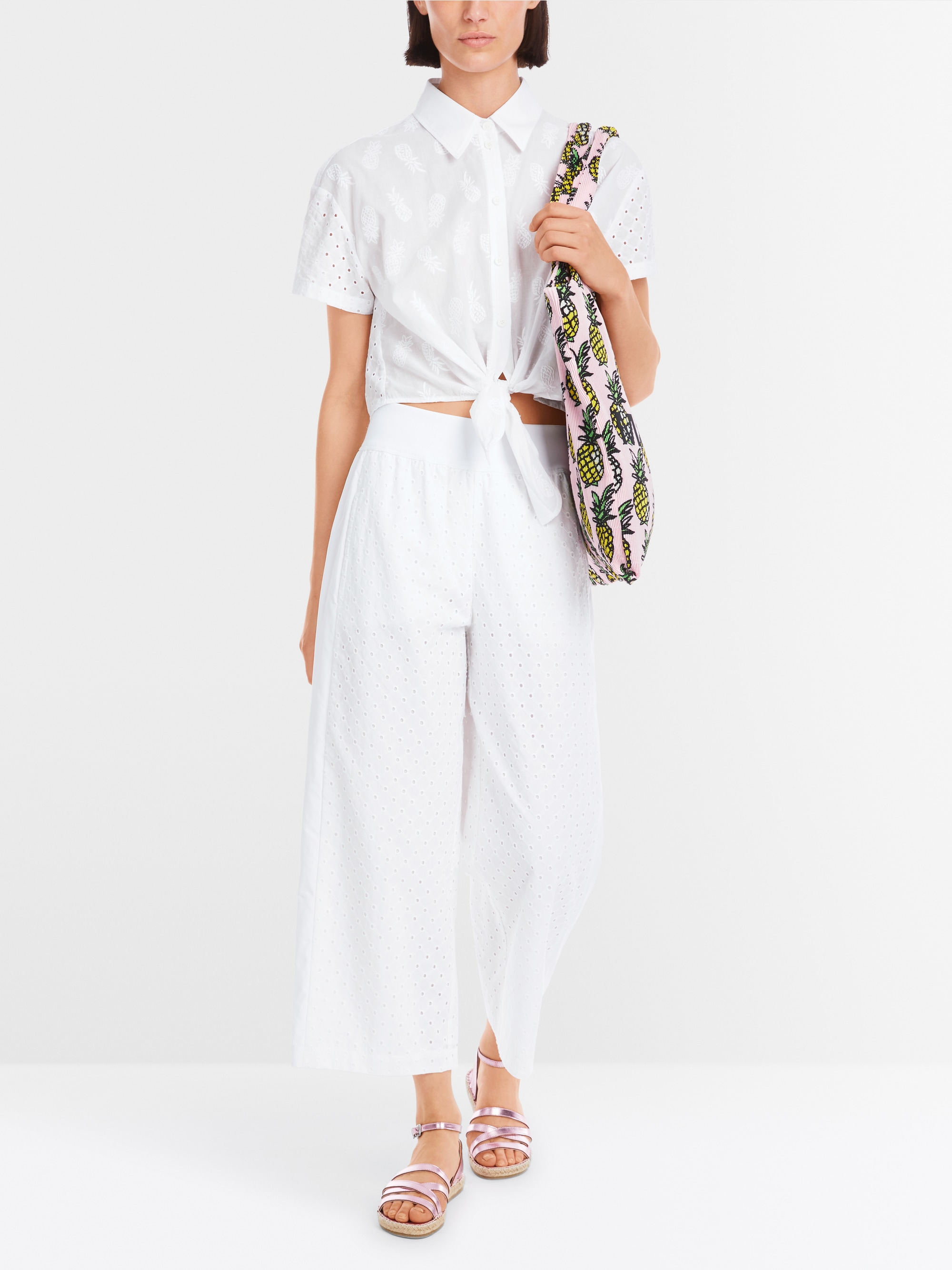 Marc-Cain WHEATON Hose mit Spitzenmuster