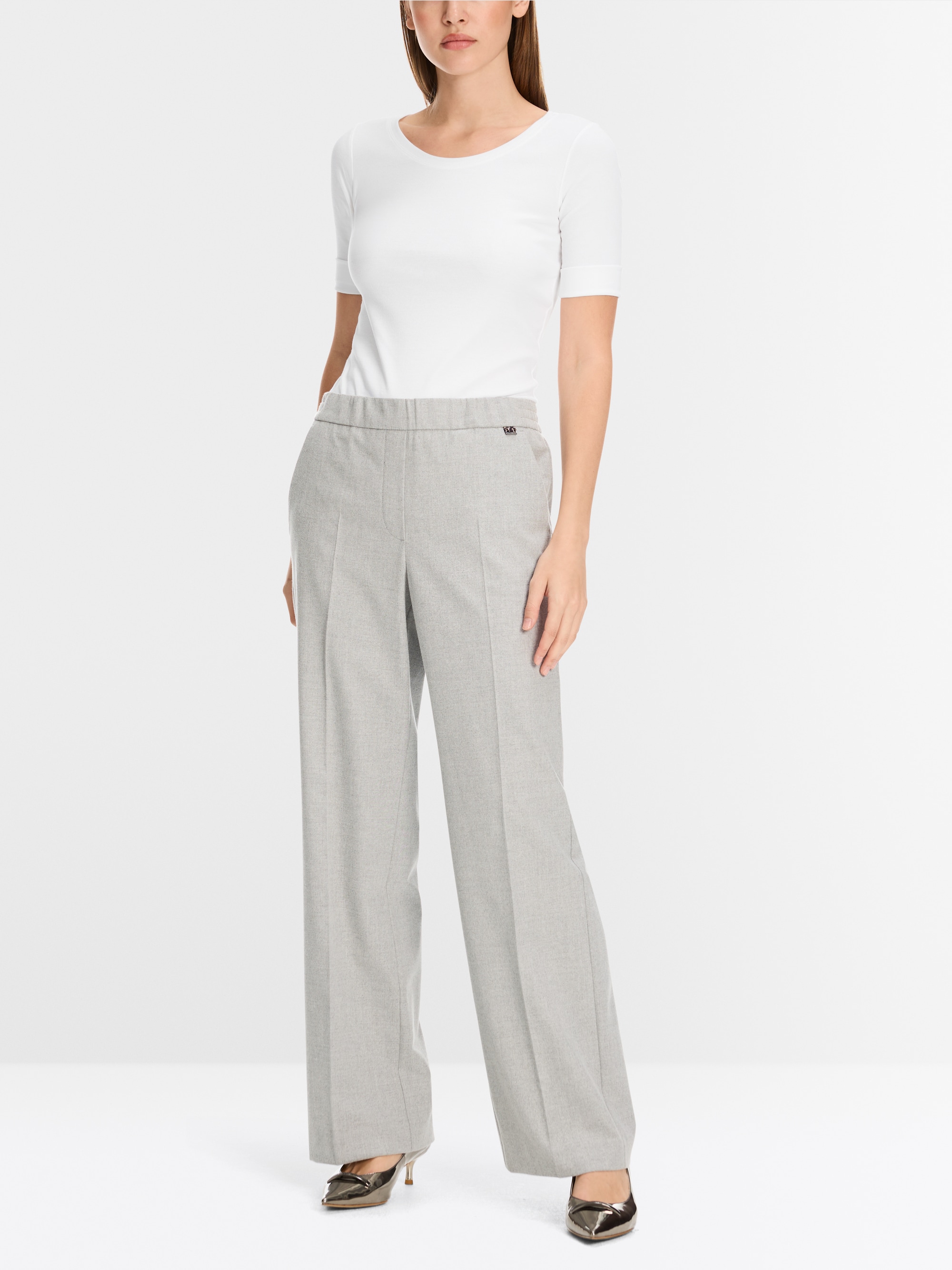 Marc-Cain Hemd mit Rundkragen und kurzen Ärmeln