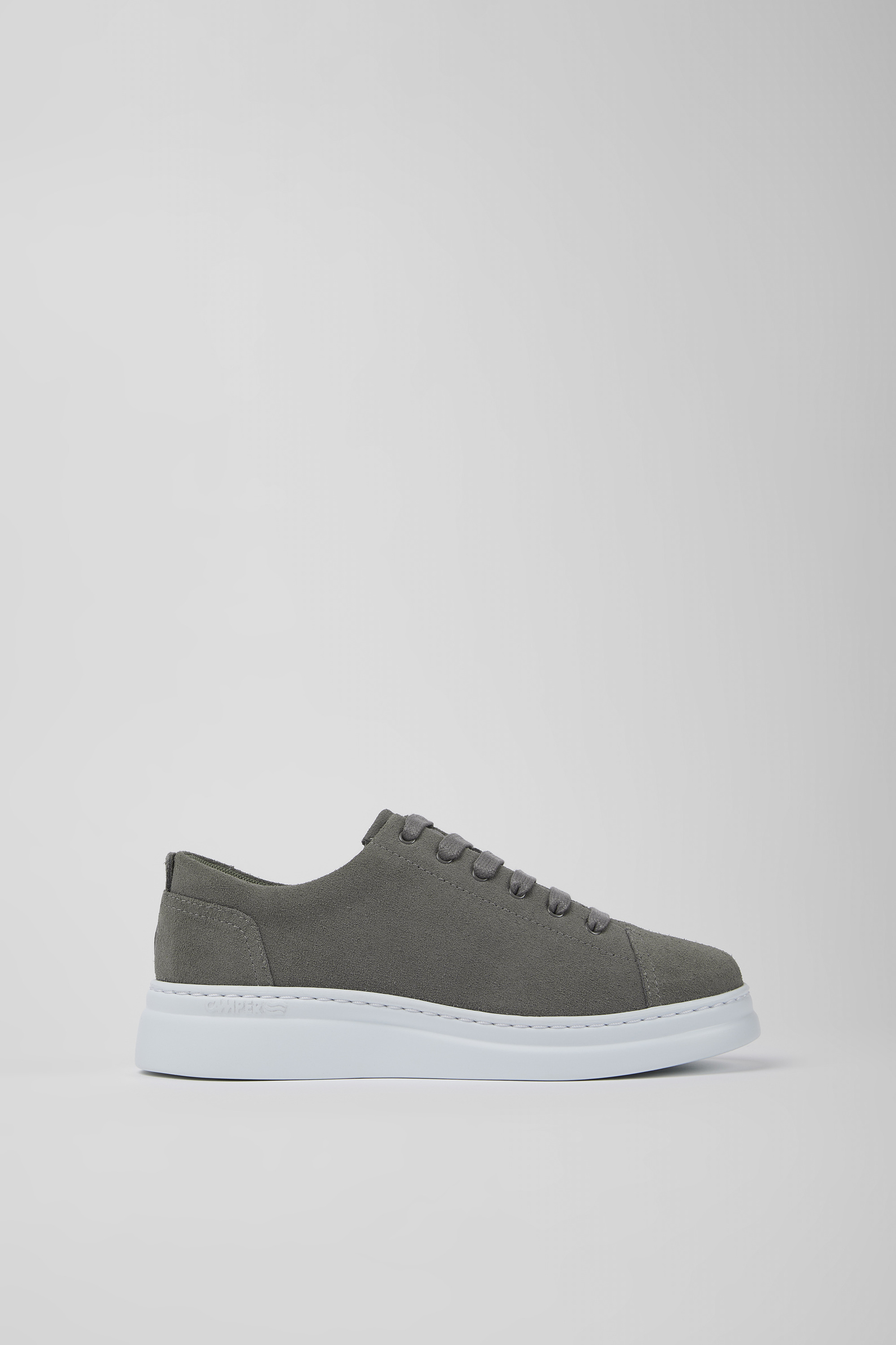 Runner Up - Graue Nubuck Turnschuhe für Damen