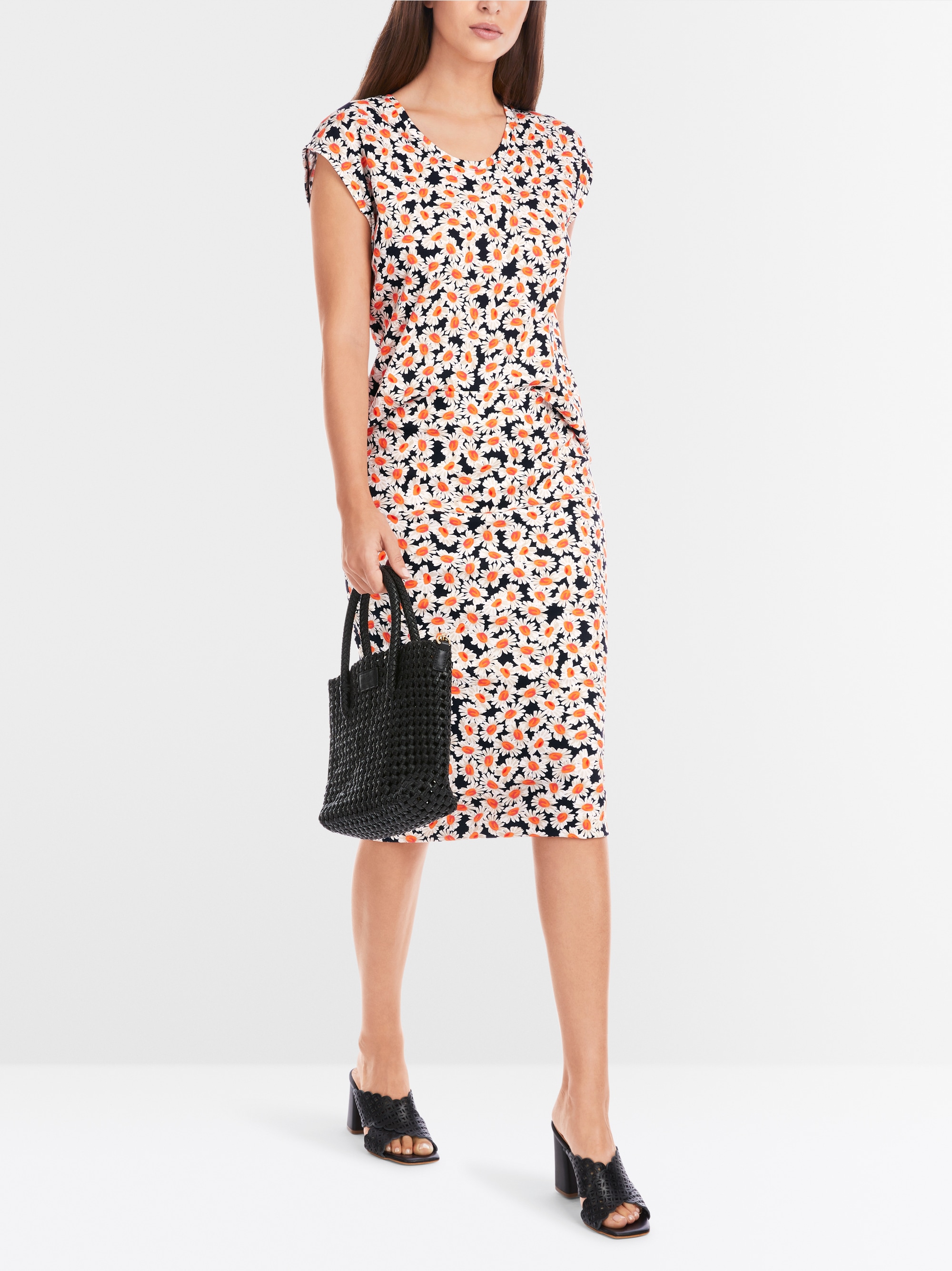 Marc-Cain Kimono-T-Shirt mit Gänseblümchen-Print