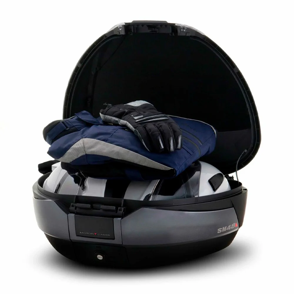 BAUL SHAD SH48 - NEGRO / GRIS