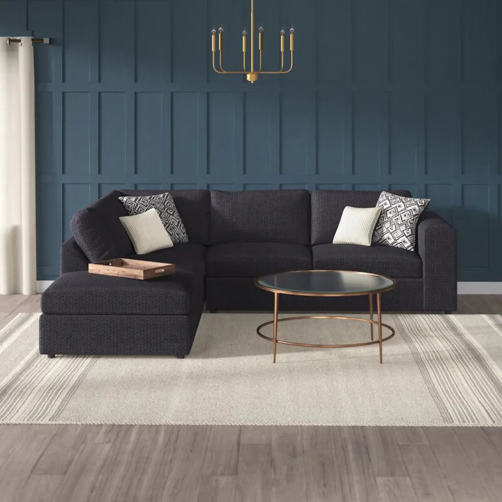 Isaacs 112' Wide Left Hand Facing Sofa & Chaise