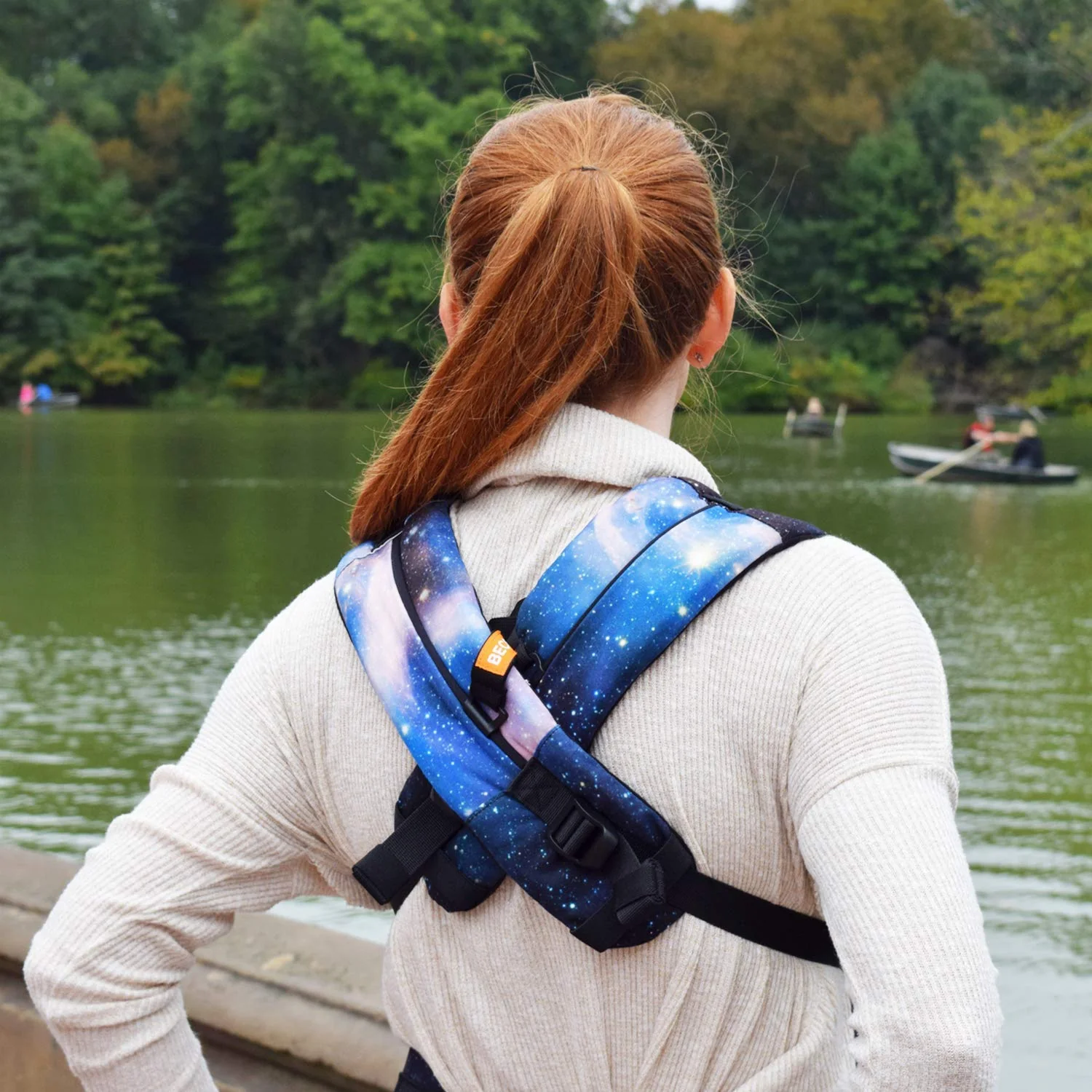 Babytrage für Neugeborene bis Kleinkinder – alle Positionen Babytrage, Babytrage-Rucksack und Baby-Vordertrage mit verstellbarem Sitz, ergonomische Babytrage, 3,3–15,6 kg (Marineblau)