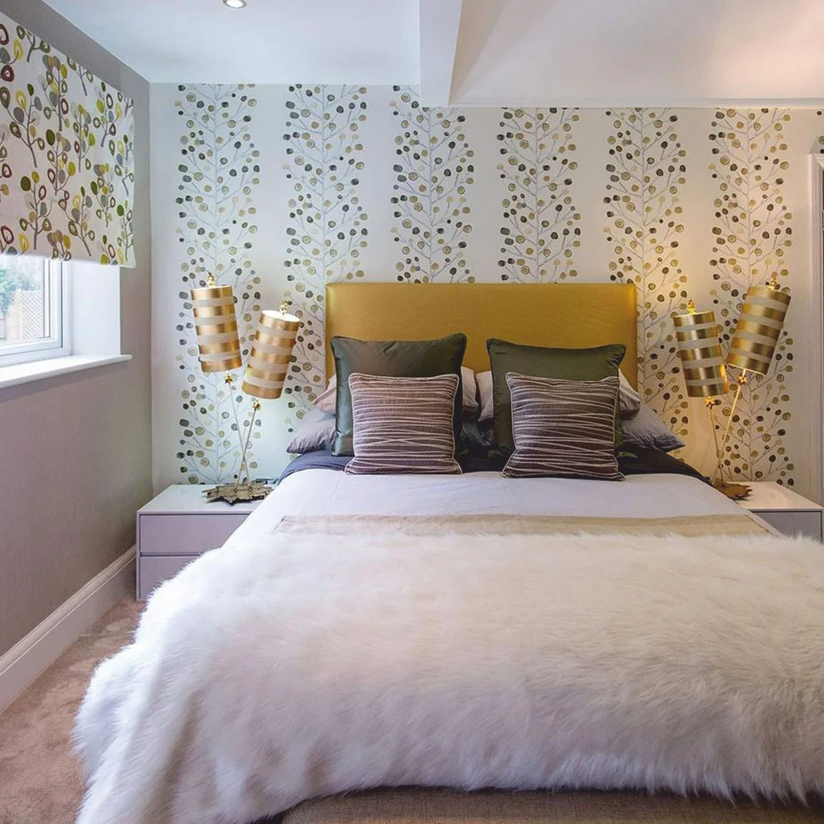 Luxury double table lamp gold / taupe H. 102.7 cm - Luxury Lights