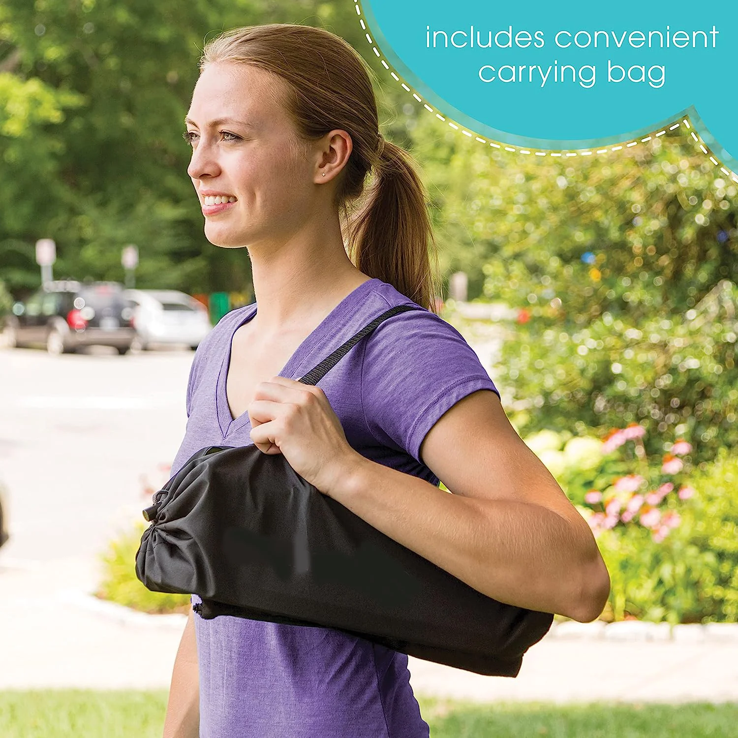 N Sit Tragbarer Sitzerhöhungsstuhl, Grau – Sitzerhöhung für den Innen-/Außenbereich – schnell, einfach und kompakt zusammenklappbar