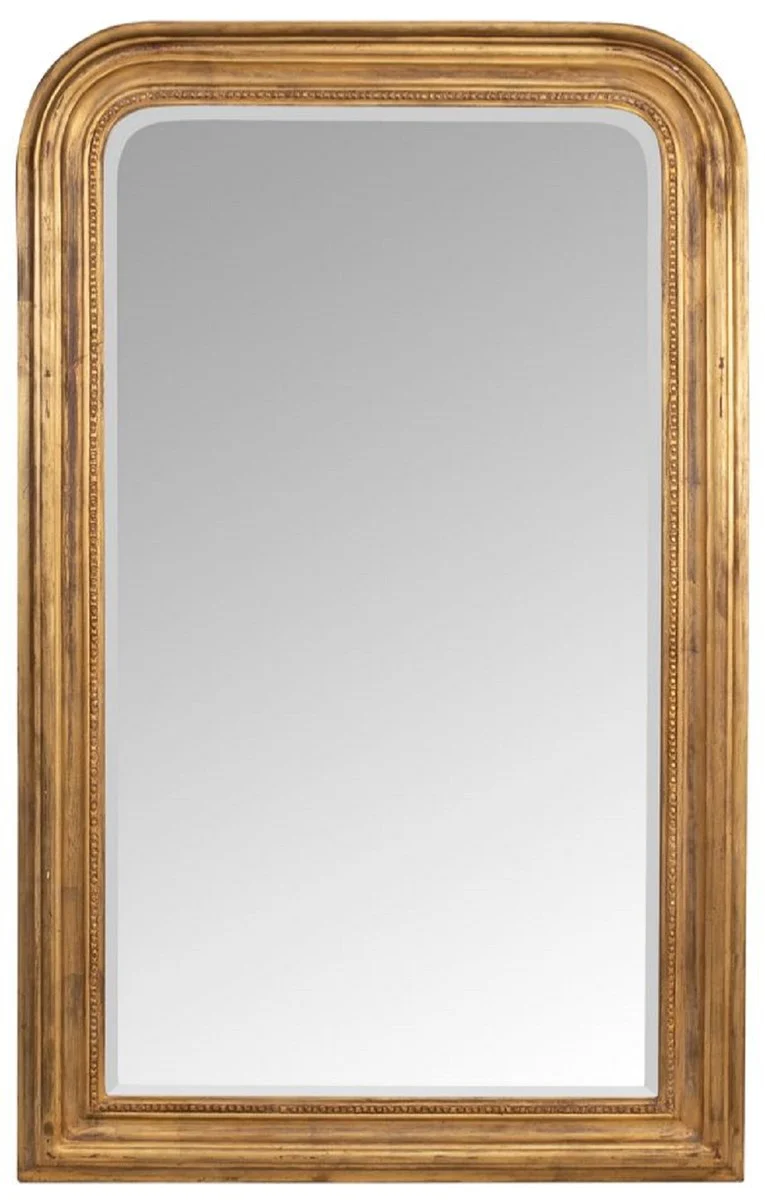 Baroque mirror antique gold 100 x 5 x H. 161 cm - Elegant wall mirror in baroque style - Antique style wardrobe mirror - Living room mirror - Baroque furniture