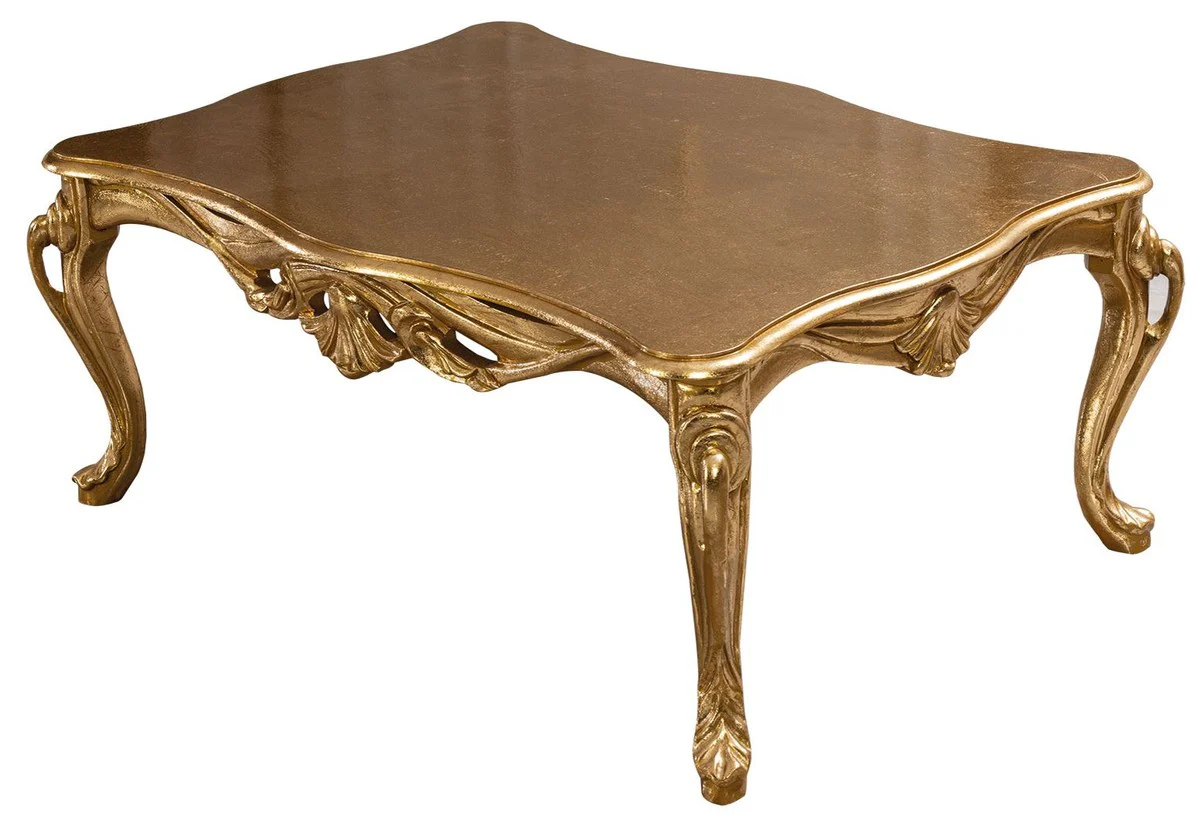 Luxury Baroque coffee table gold 115 cm - Baroque style living room furniture