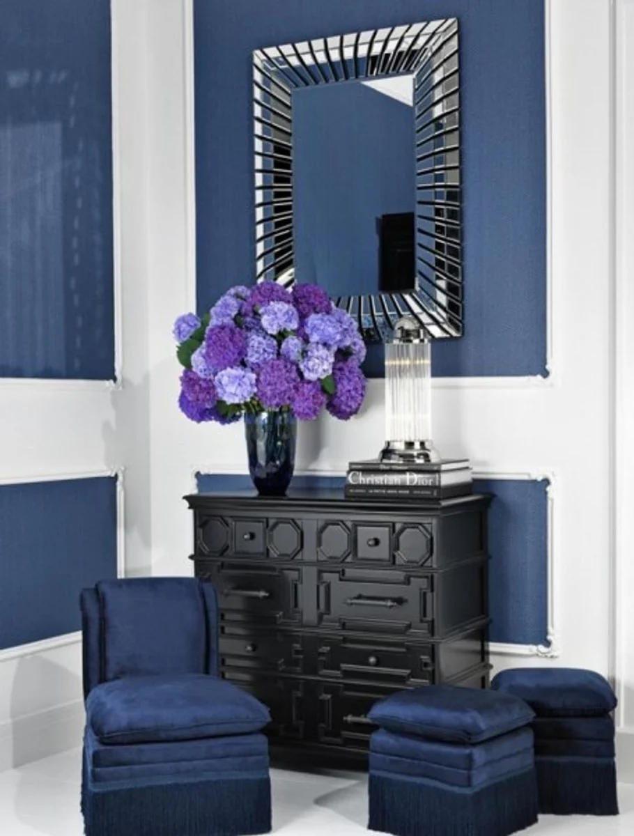 Designer luxury mirror glass wall mirror 90 x H 120 cm - luxury hotel mirror