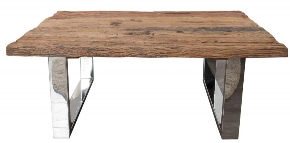 Designer solid wood coffee table natural 110 x H. 45 cm - salon living room table