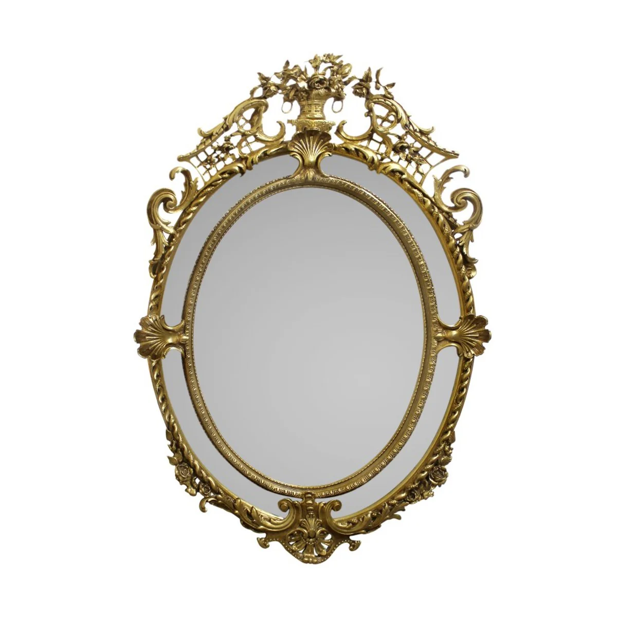 Luxury baroque mirror 85 x H. 115 cm - noble & magnificent